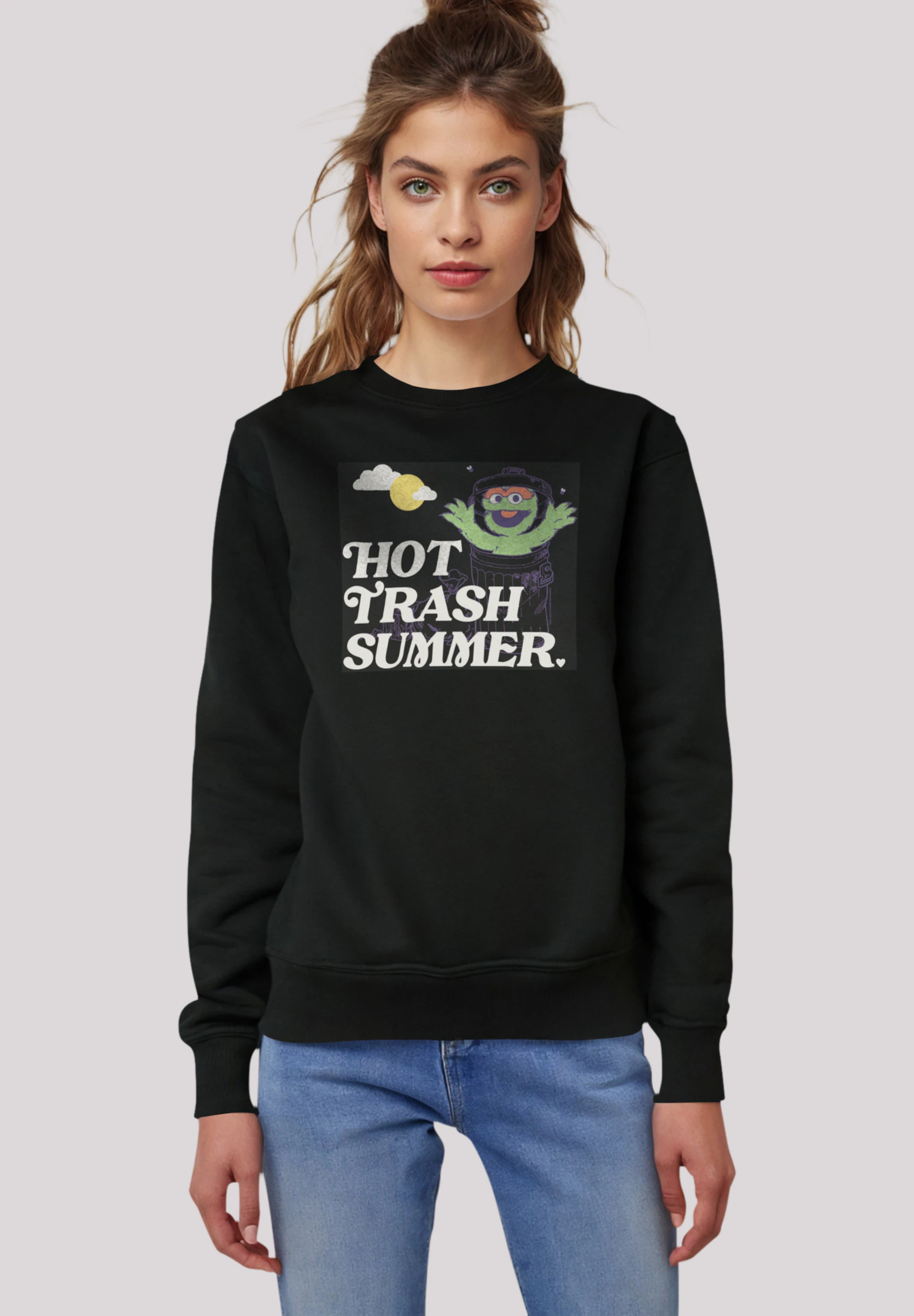 F4NT4STIC Sweatshirt "Sesamstraße Hot Trash Club", Premium Qualität,Nostalg günstig online kaufen