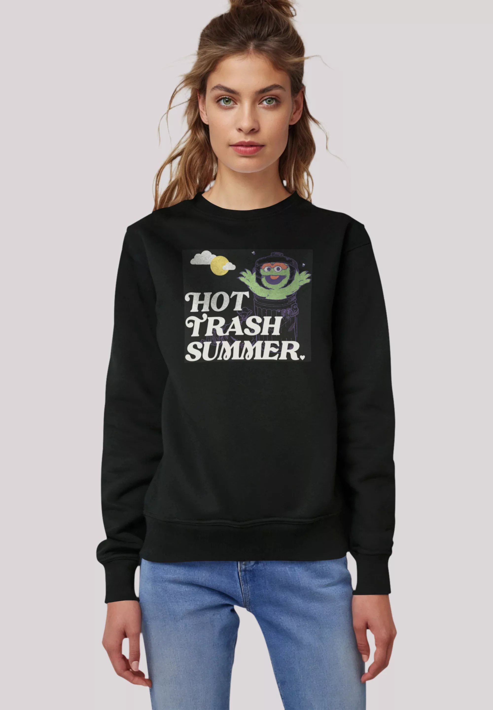 F4NT4STIC Sweatshirt "Sesamstraße Hot Trash Club", Premium Qualität,Nostalg günstig online kaufen