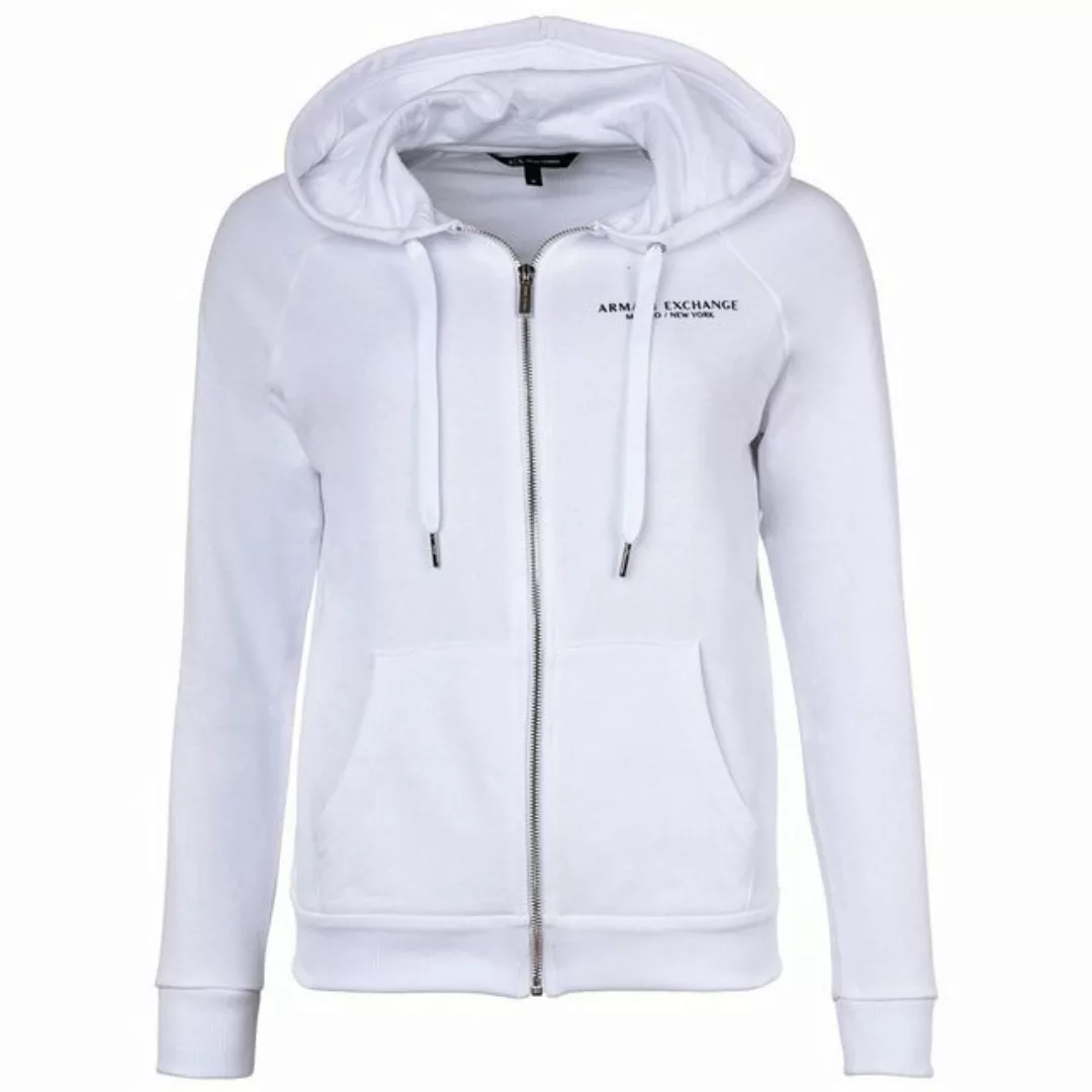 ARMANI EXCHANGE Sweater Damen Sweatjacke - Reißverschluss, Kapuze, Logo günstig online kaufen