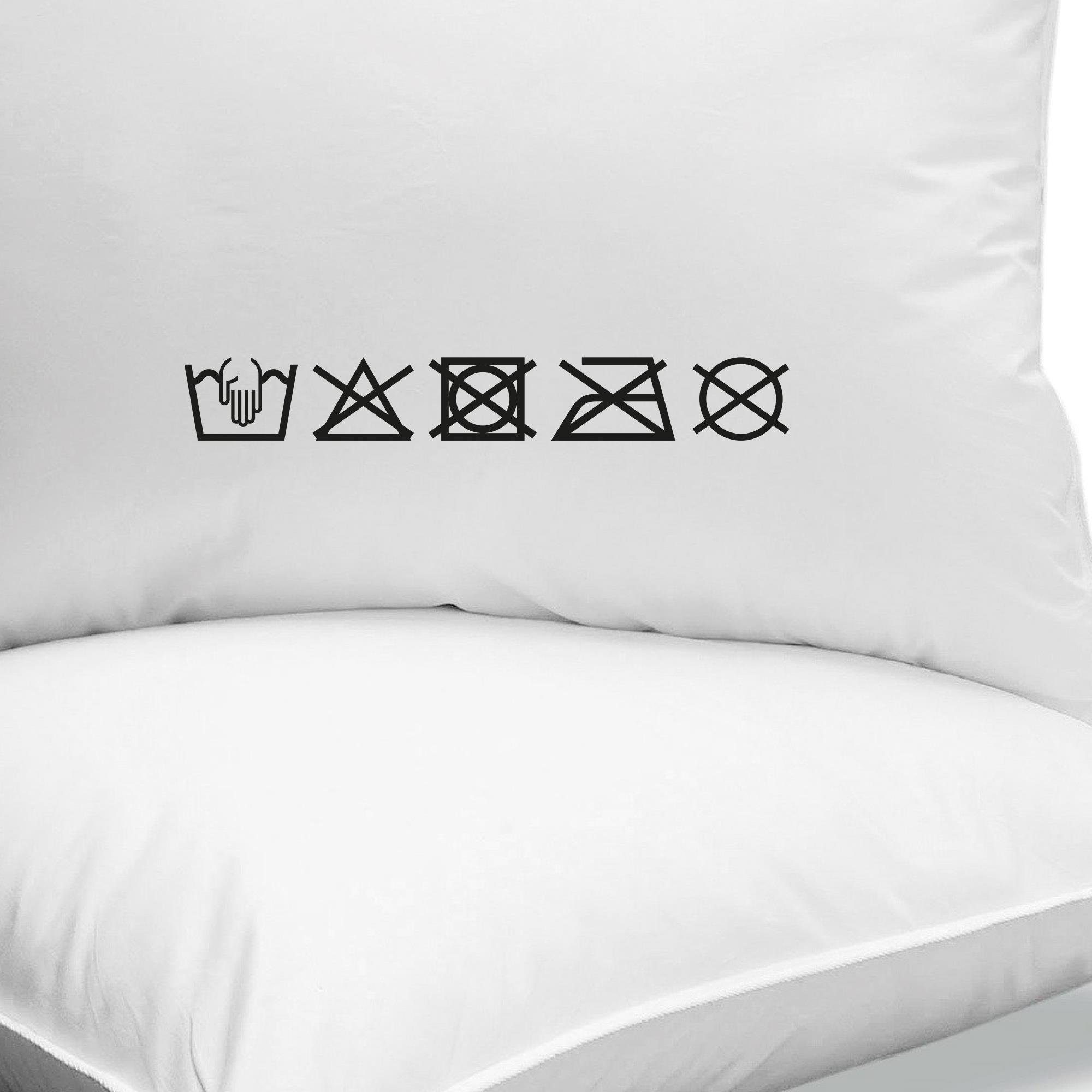 Bestlivings Kopfkissen, 40x80cm (Federfüllung) mit Bezug günstig online kaufen