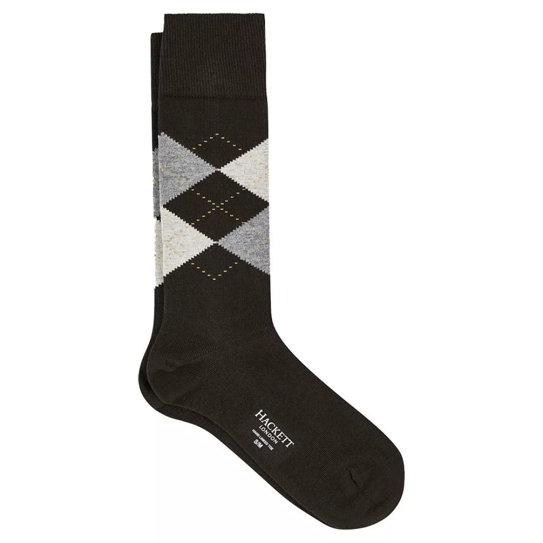 Hackett Argyle Socken M-L Brown günstig online kaufen