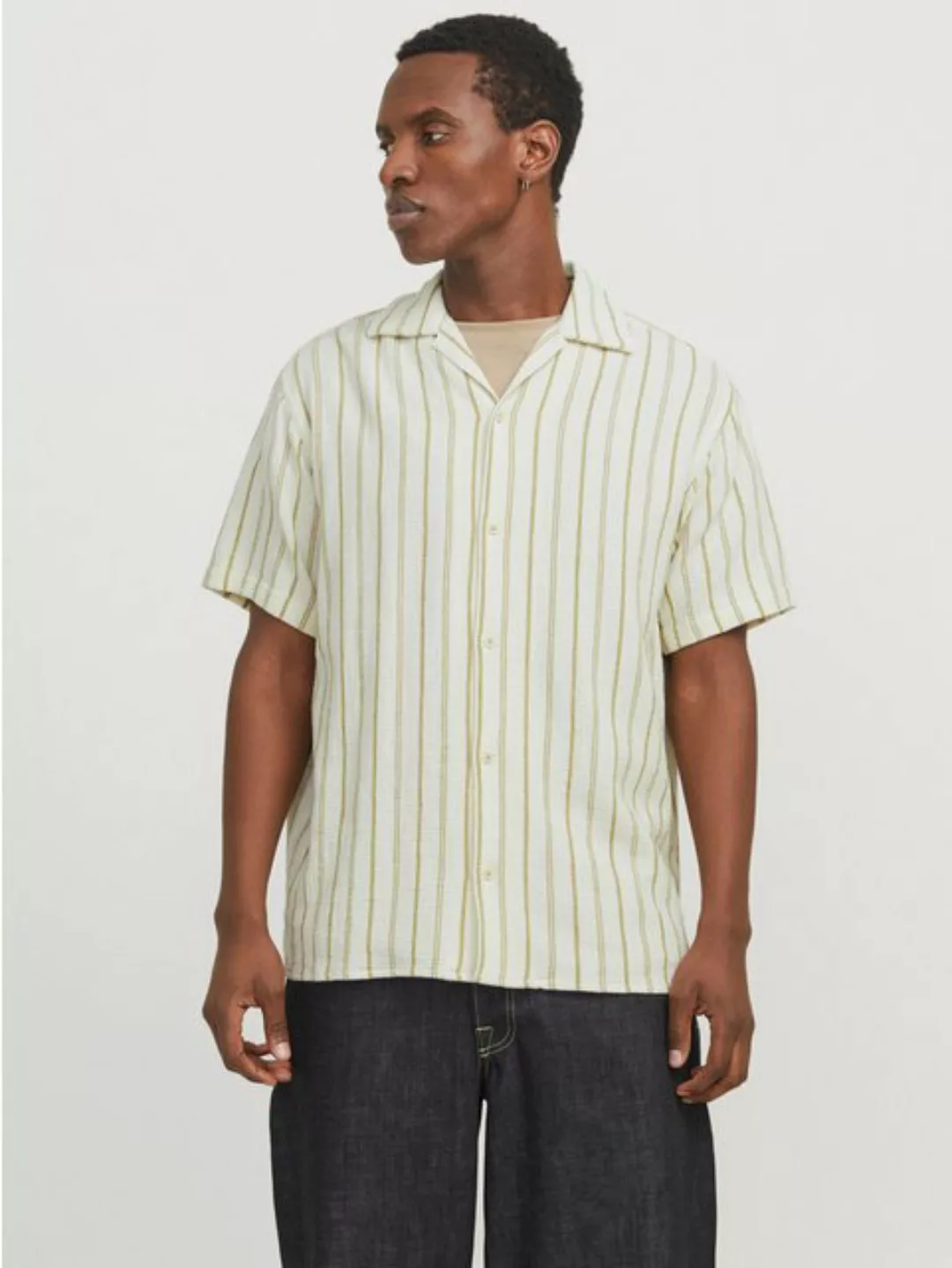 Jack & Jones Kurzarmhemd JORCOBA STRIPE RESORT SHIRT SS SN günstig online kaufen