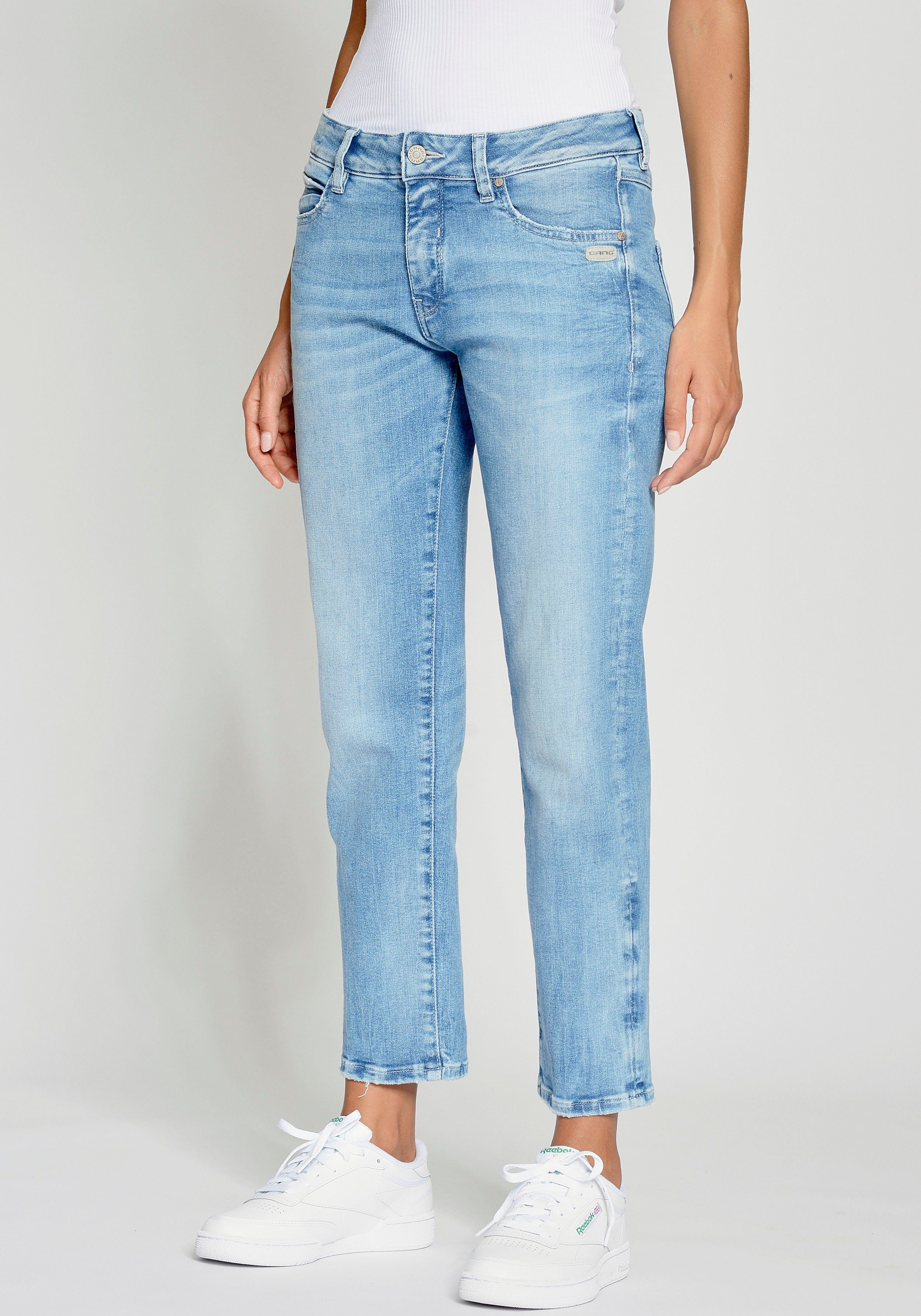 GANG Boyfriend-Jeans "94NADIA", 5-Pocket Style mit Reißverschluss und Knopf günstig online kaufen