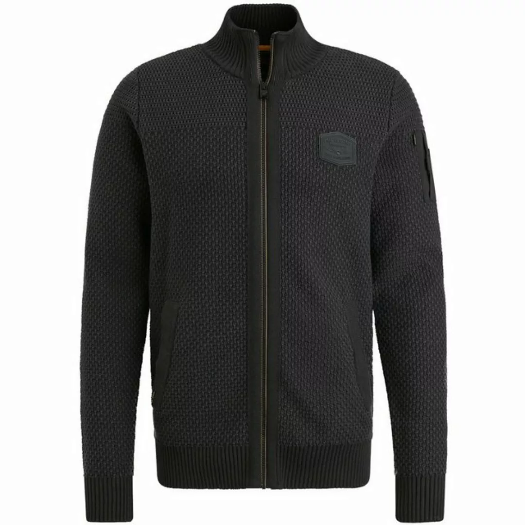 PME Legend Strickjacke Knitted Structure Ecru - Größe XXL günstig online kaufen