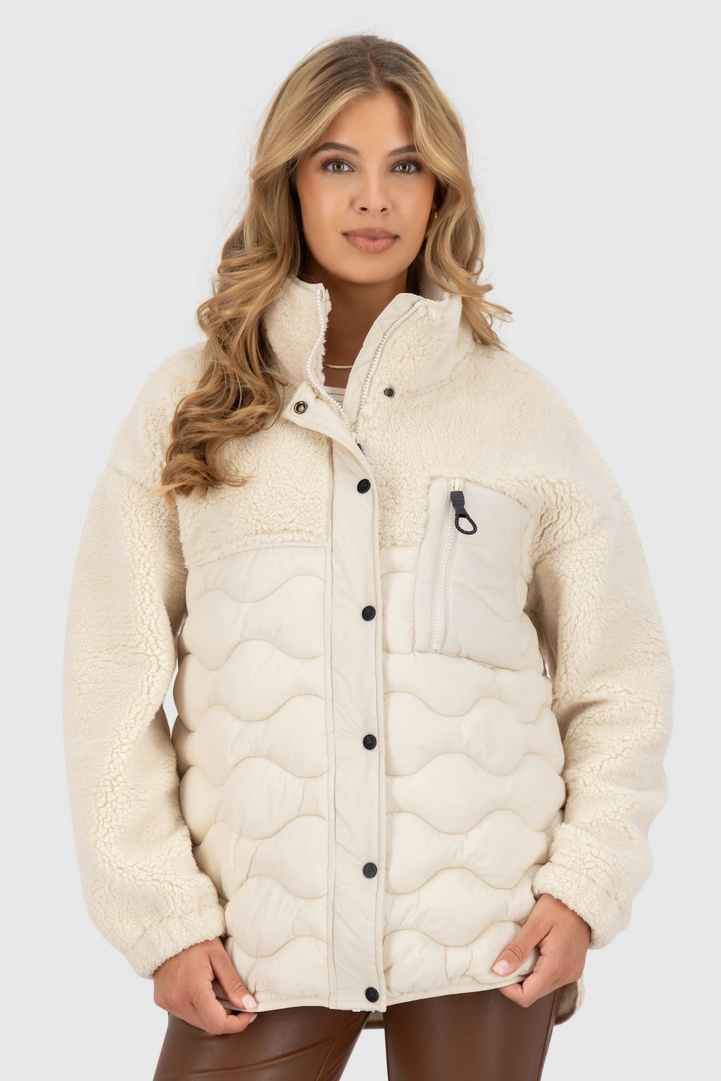 Alife & Kickin Winterjacke "EveAK G Teddy Jacket Damen Winterjacke, Anorak, günstig online kaufen