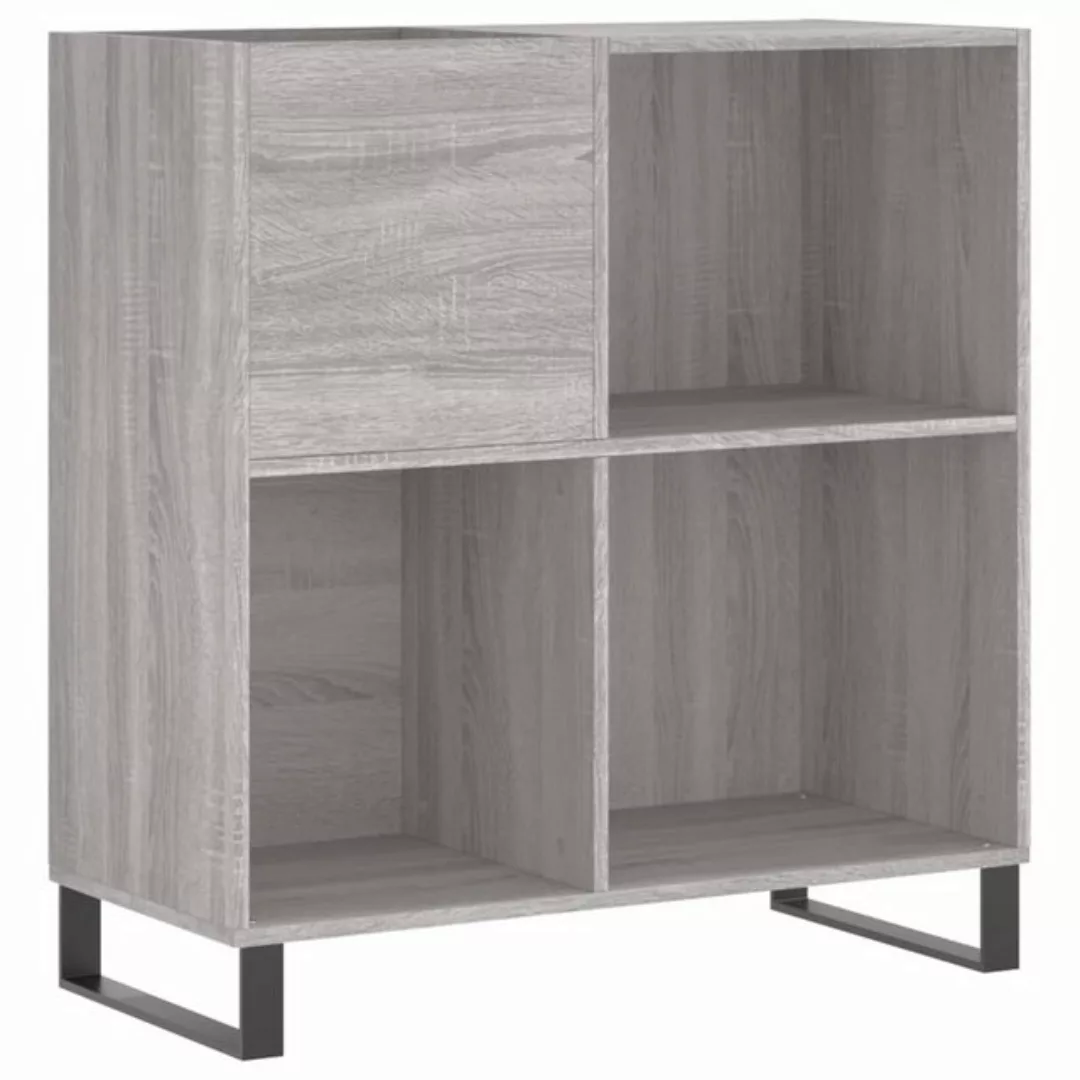 vidaXL Beistellschrank Plattenschrank Grau Sonoma 84,5x38x89 cm Holzwerksto günstig online kaufen