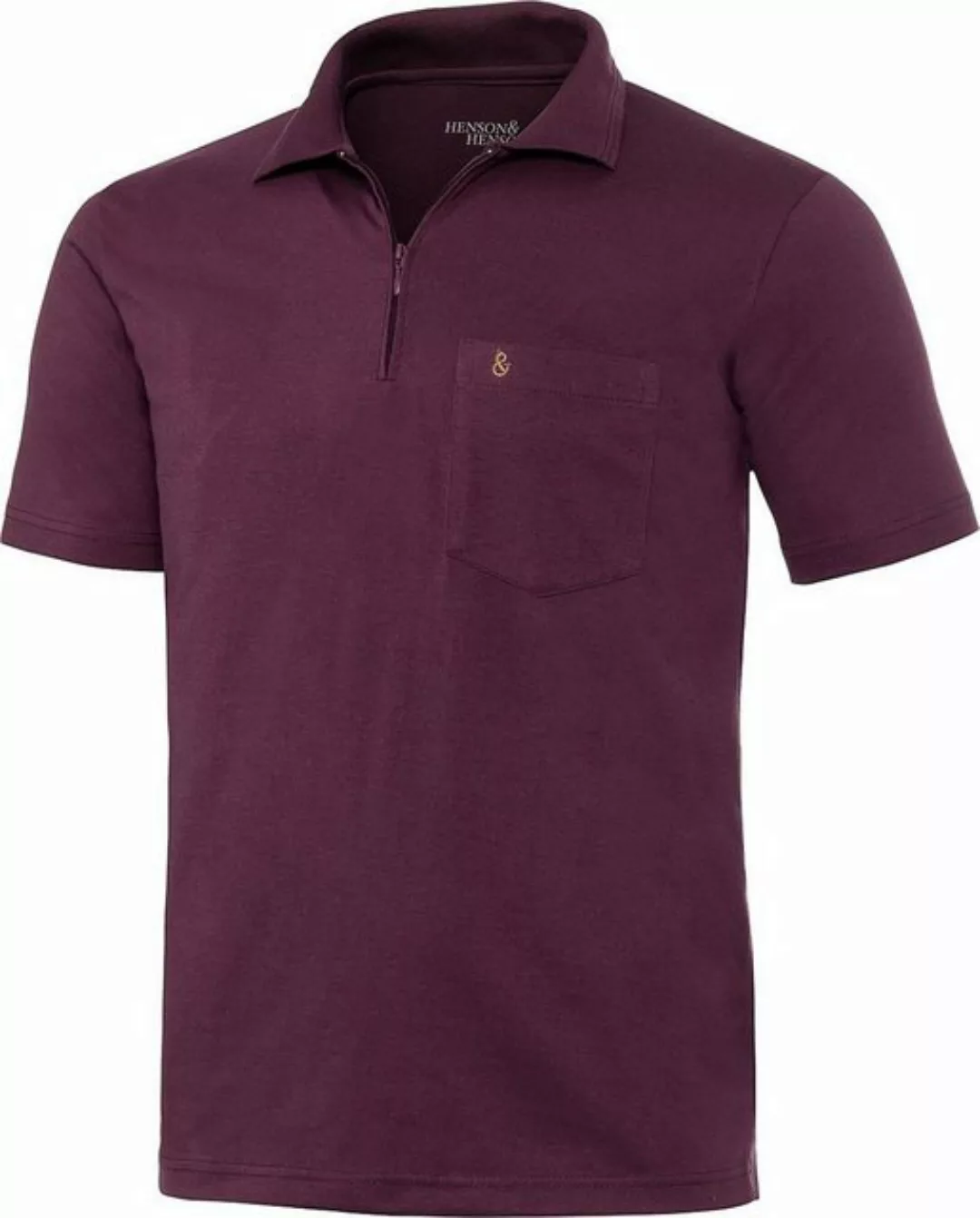 HENSON&HENSON Poloshirt Superweiches Jersey-Gewebe günstig online kaufen