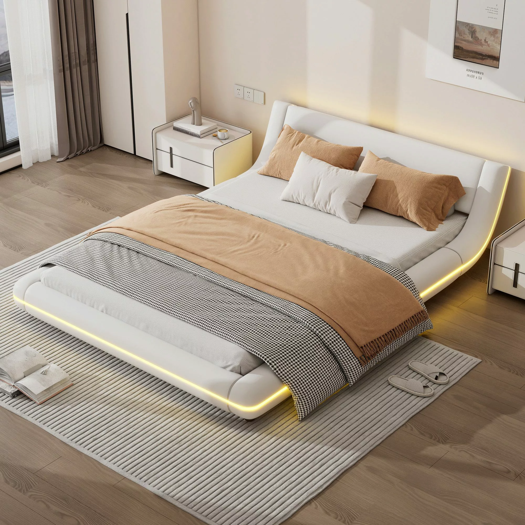 STILVORA Polsterbett 140×200 mit matratze und günstig online kaufen