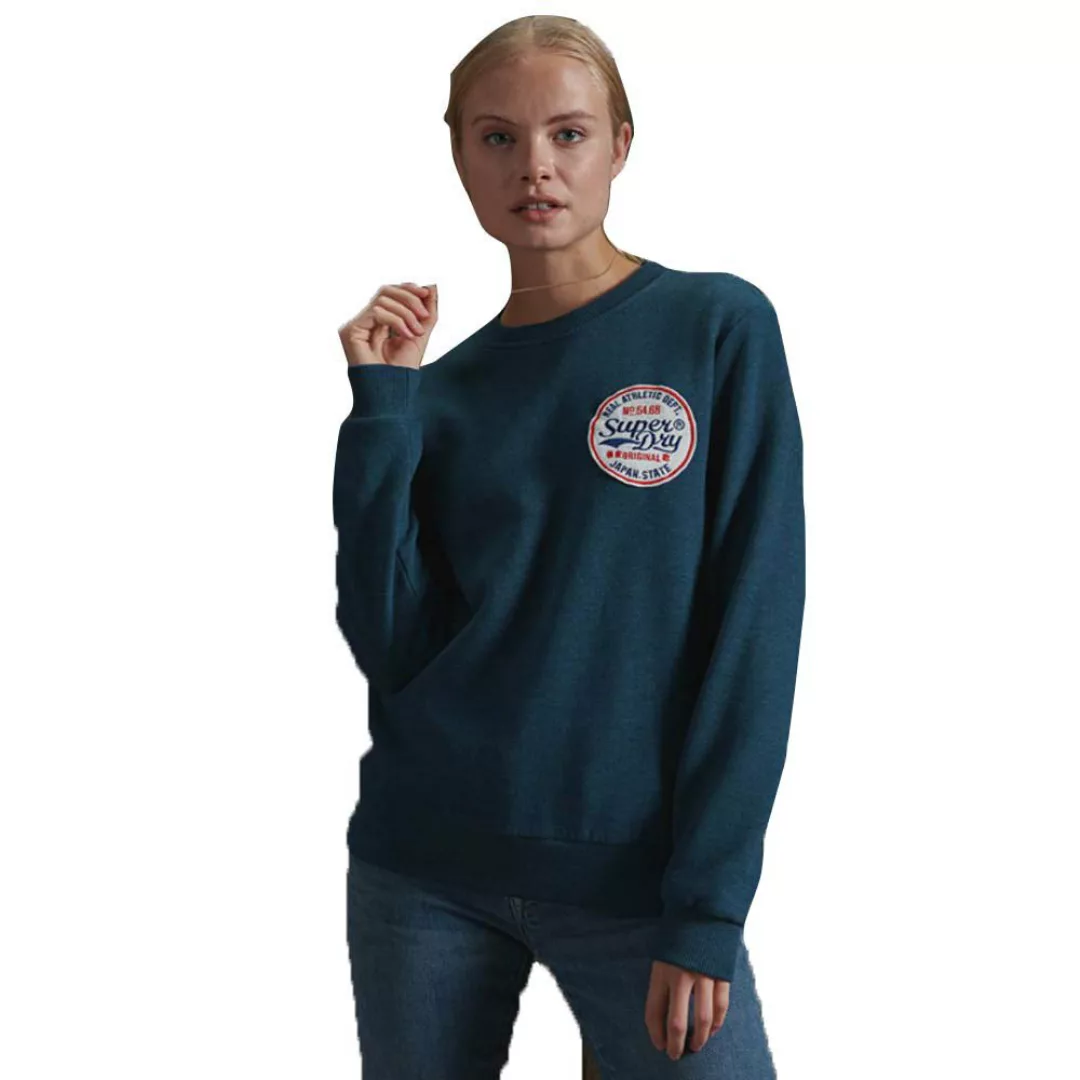 Superdry Standard Patch Sweatshirt XL Pacific Blue Marl günstig online kaufen