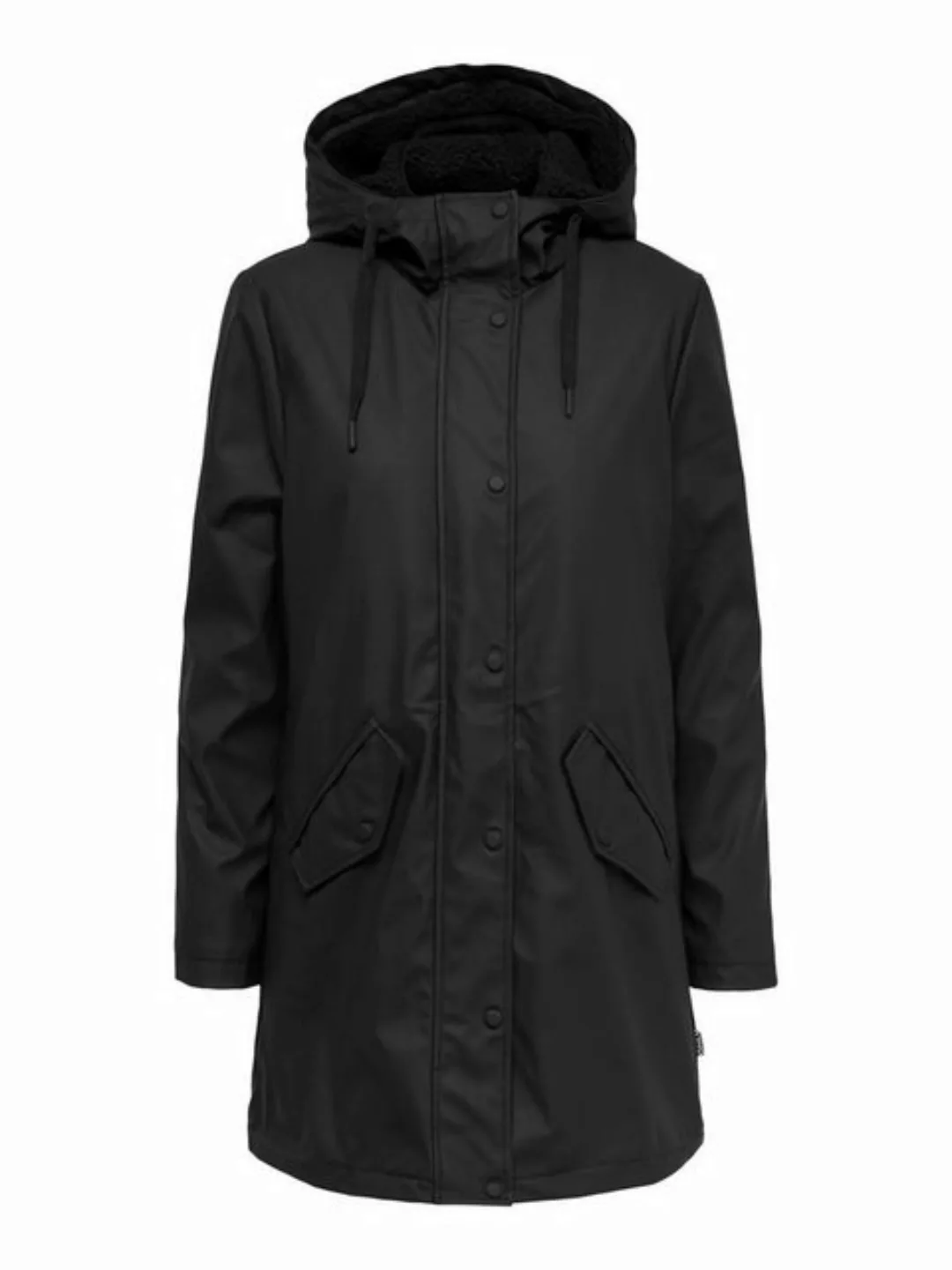 ONLY Funktionsmantel ONLSALLY RAINCOAT OTW NOOS mit Kapuze und Teddyplüschf günstig online kaufen