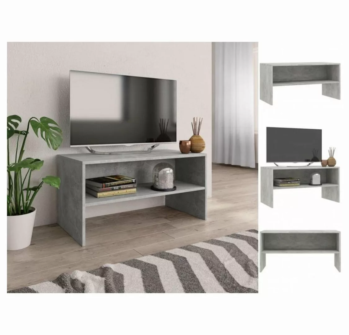 vidaXL TV-Schrank TV-Schrank Betongrau 80 x 40 x 40 cm Spanplatte Lowboard günstig online kaufen