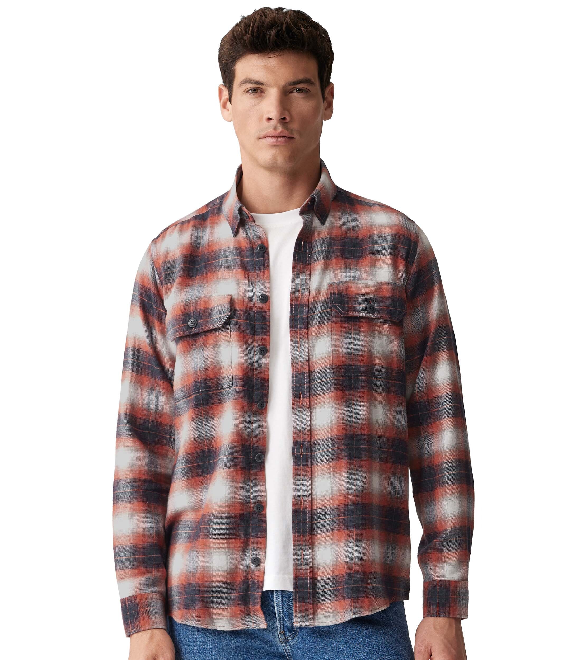 CASAMODA Flanellhemd "CASAMODA Flanellhemd kariert" günstig online kaufen