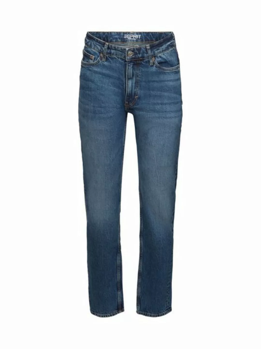 Esprit Regular-fit-Jeans Gerade Jeans mit mittelhohem Bund günstig online kaufen