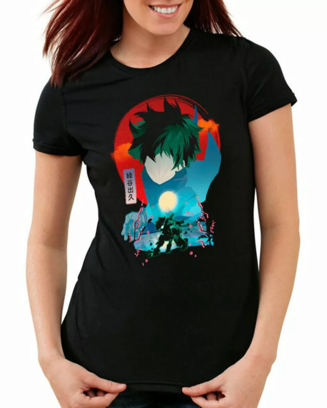 style3 T-Shirt Midoriya Izuku anime manga my hero academia cosplay günstig online kaufen