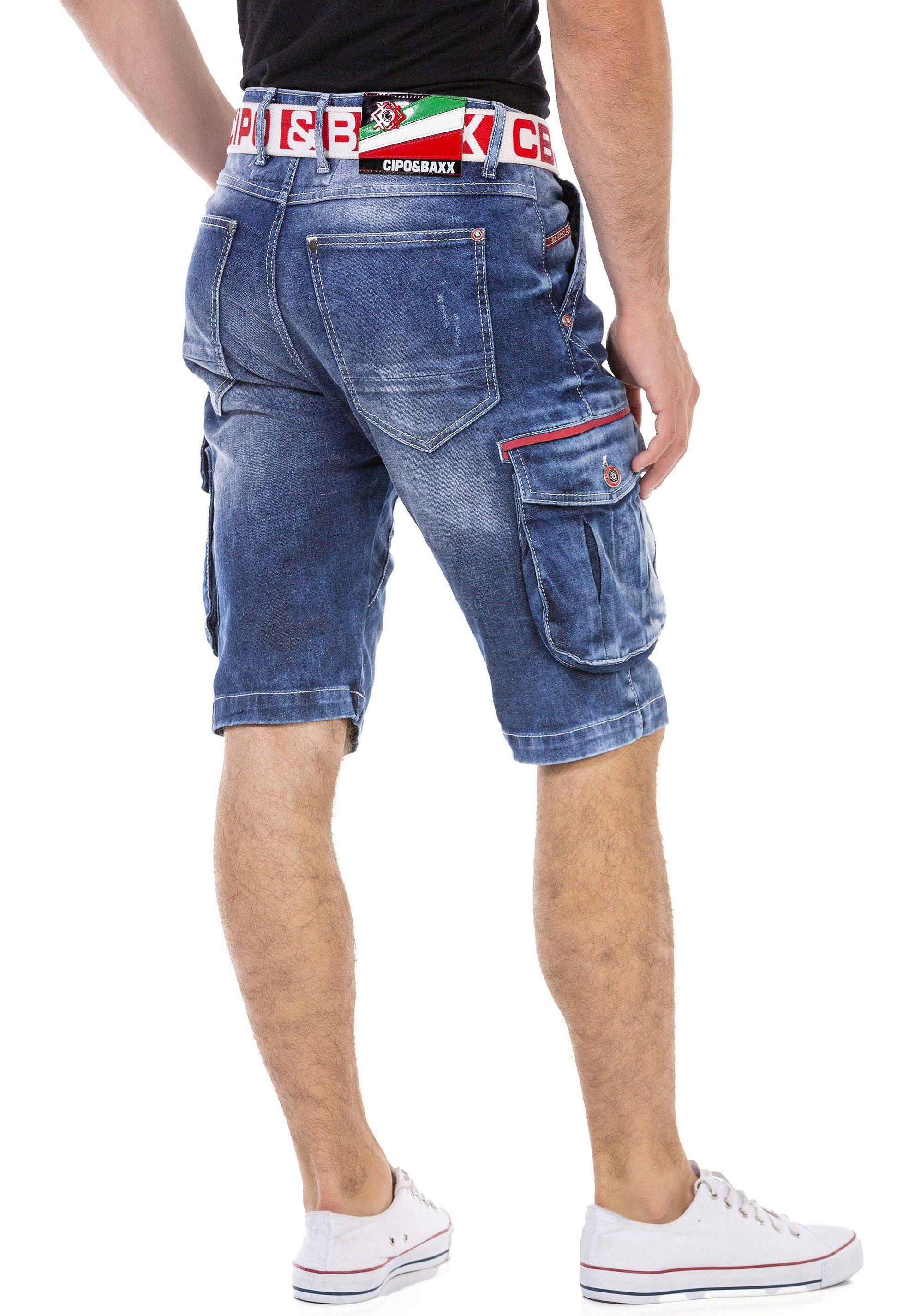 Cipo & Baxx Bermudas in Denim, günstig online kaufen