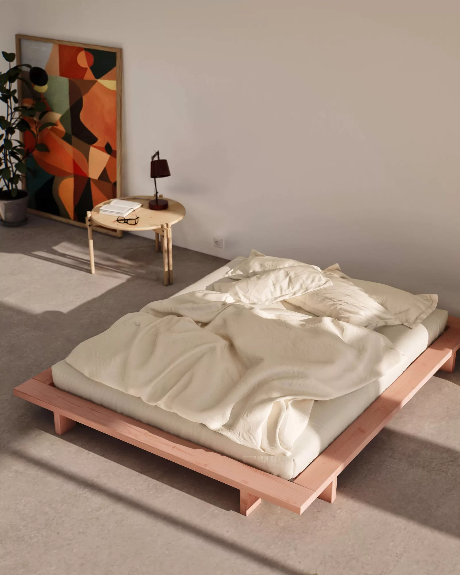 Karup Design Bettgestell "JAPAN BED Bodenbett, Holzrahmen, Futonbett, Holzb günstig online kaufen