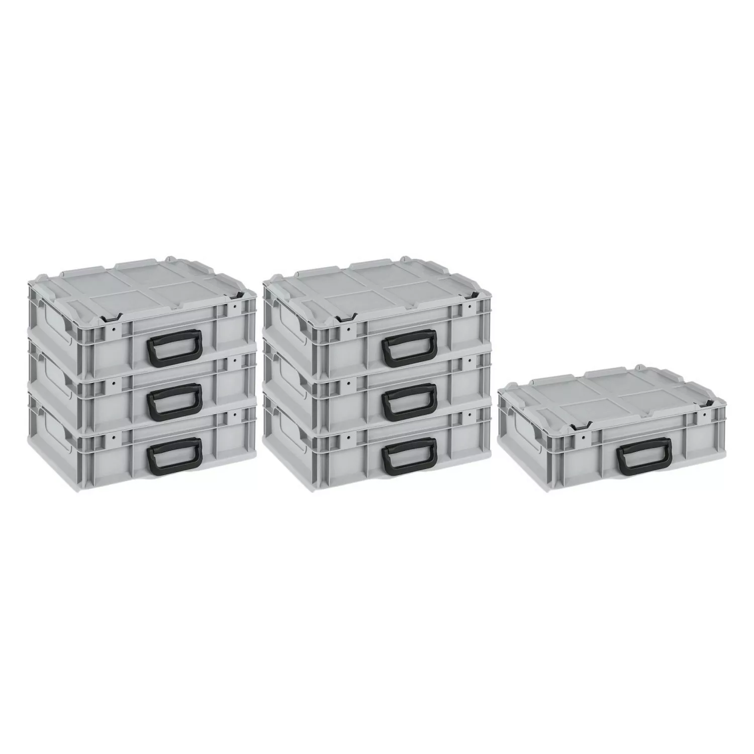 PROREGAL Spar Set 7x Eurobox Nextgen Portable HxBxT 13,5 x 30 x 40 cm 11 Li günstig online kaufen