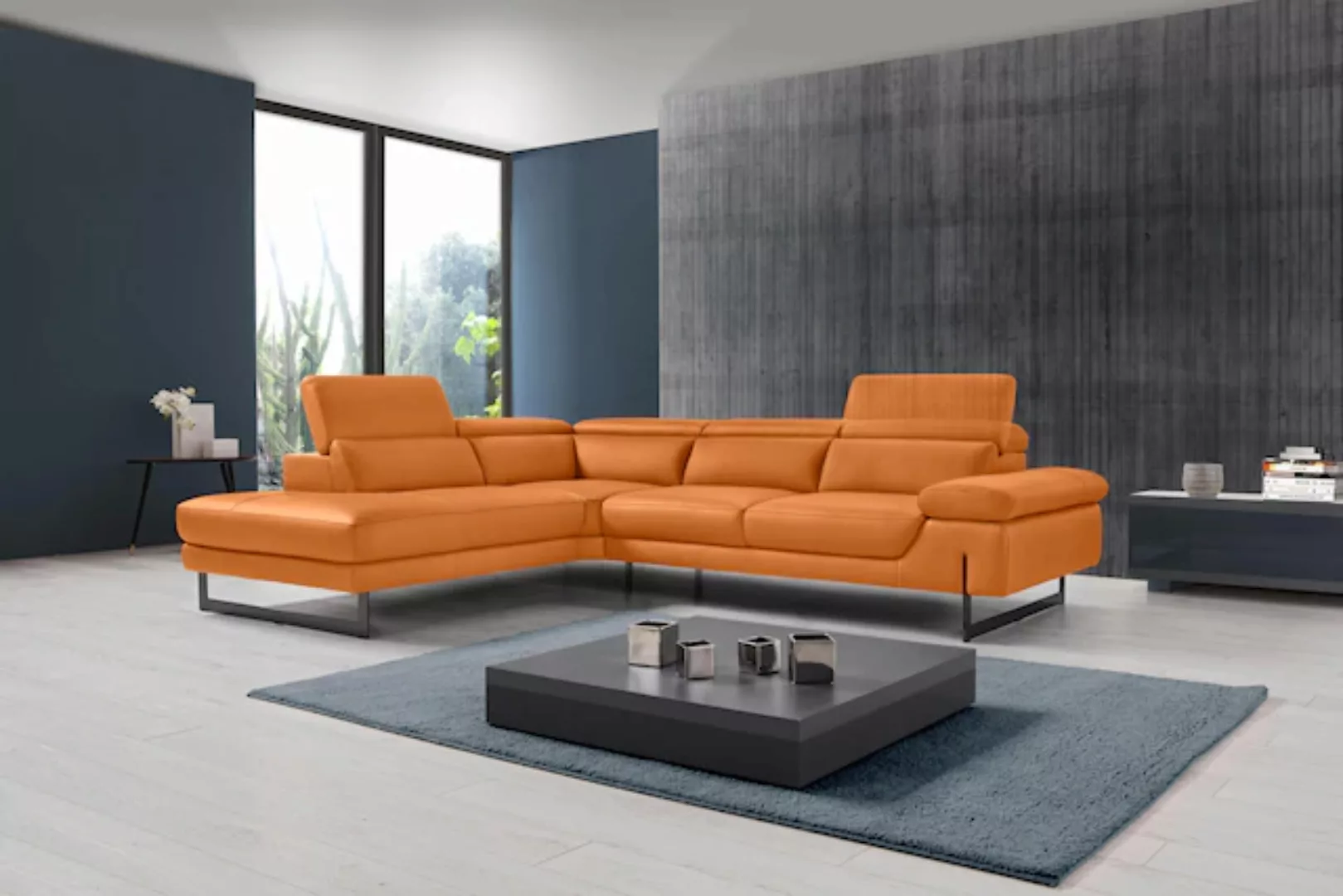 Egoitaliano Ecksofa »Queenie, extravagantes Sofa mit erstklassigem Sitzkomf günstig online kaufen