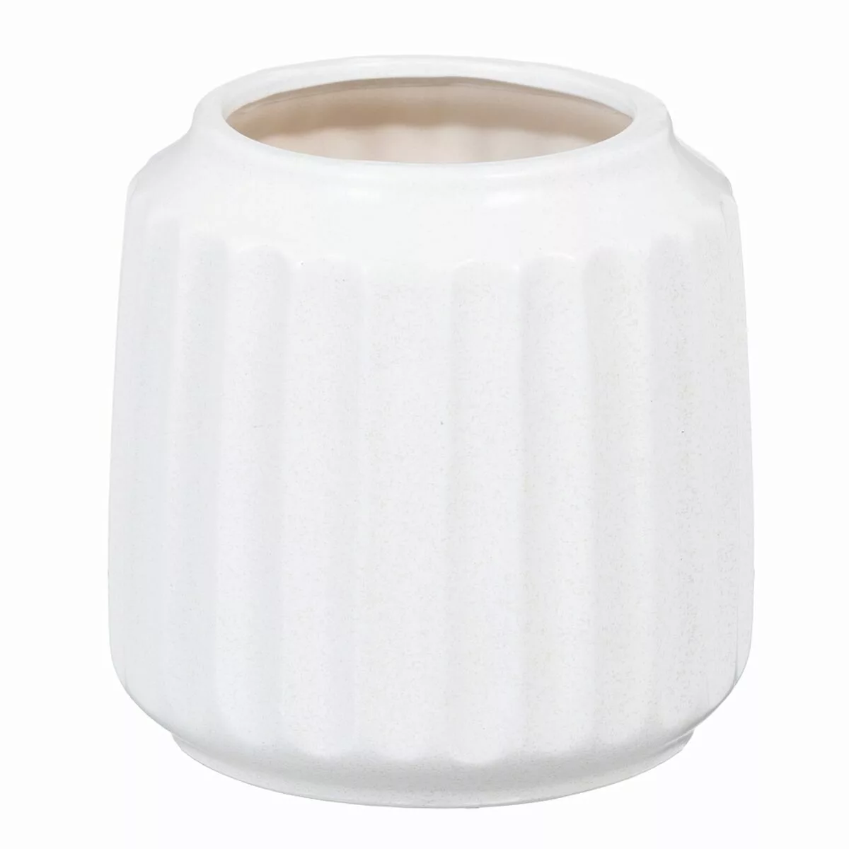 Vase Aus Keramik 16 X 16 X 16 Cm Weiß günstig online kaufen