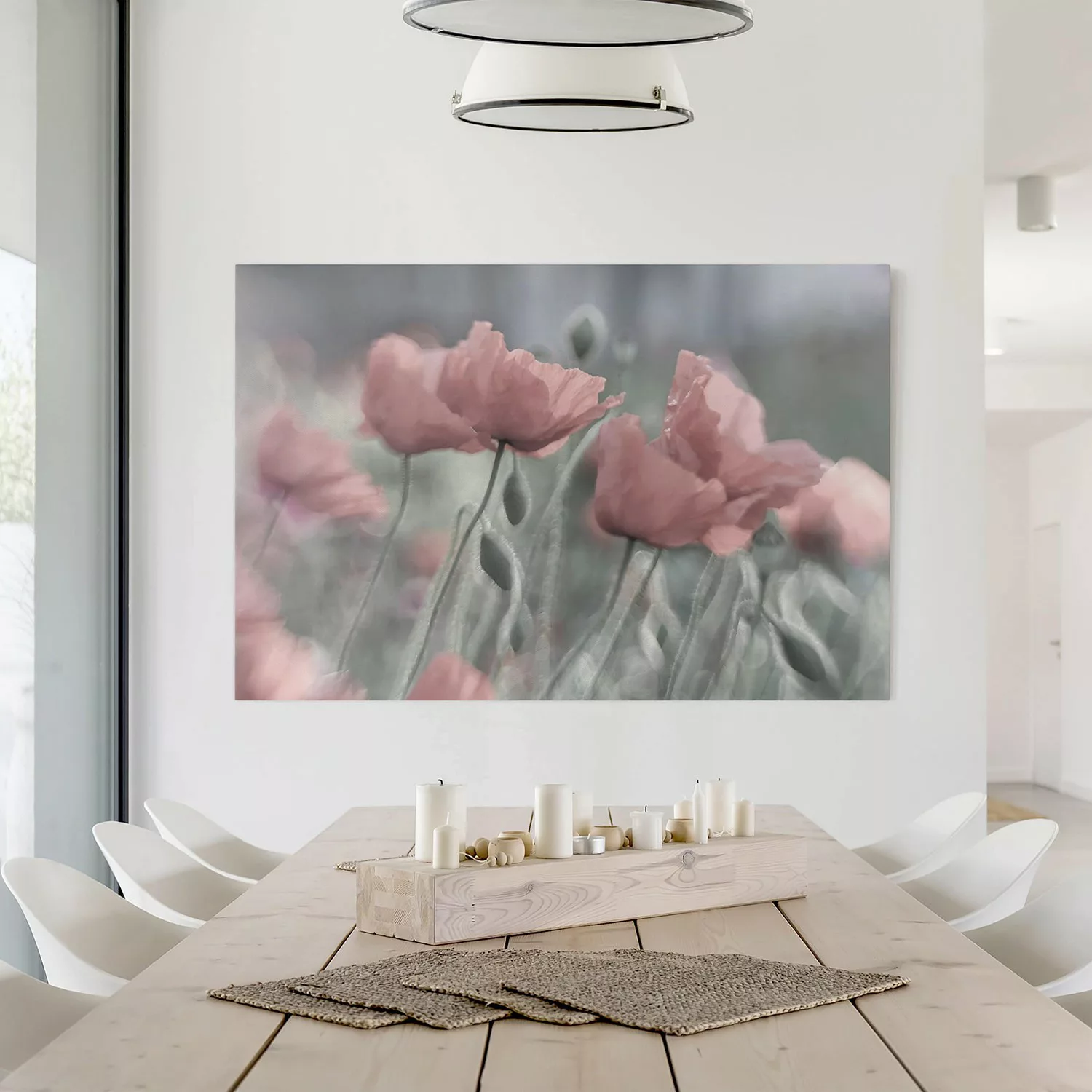 home24 Leinwandbild Malerische Mohnblumen IV günstig online kaufen