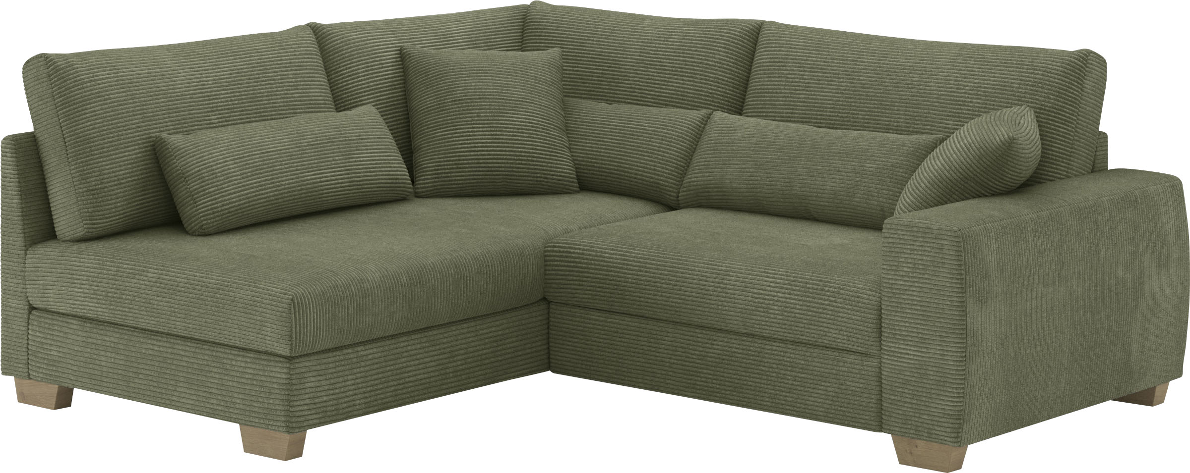 Mr. Couch Ecksofa »Helena L-Form«, Mit Federkern, wahlweise mit Bettfunktio günstig online kaufen