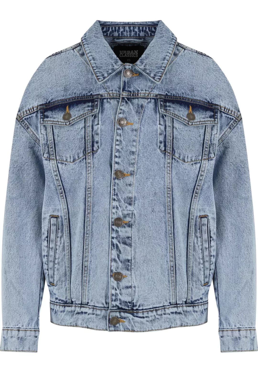 URBAN CLASSICS Jeansjacke "Urban Classics Damen Ladies Oversized 90‘s Denim günstig online kaufen