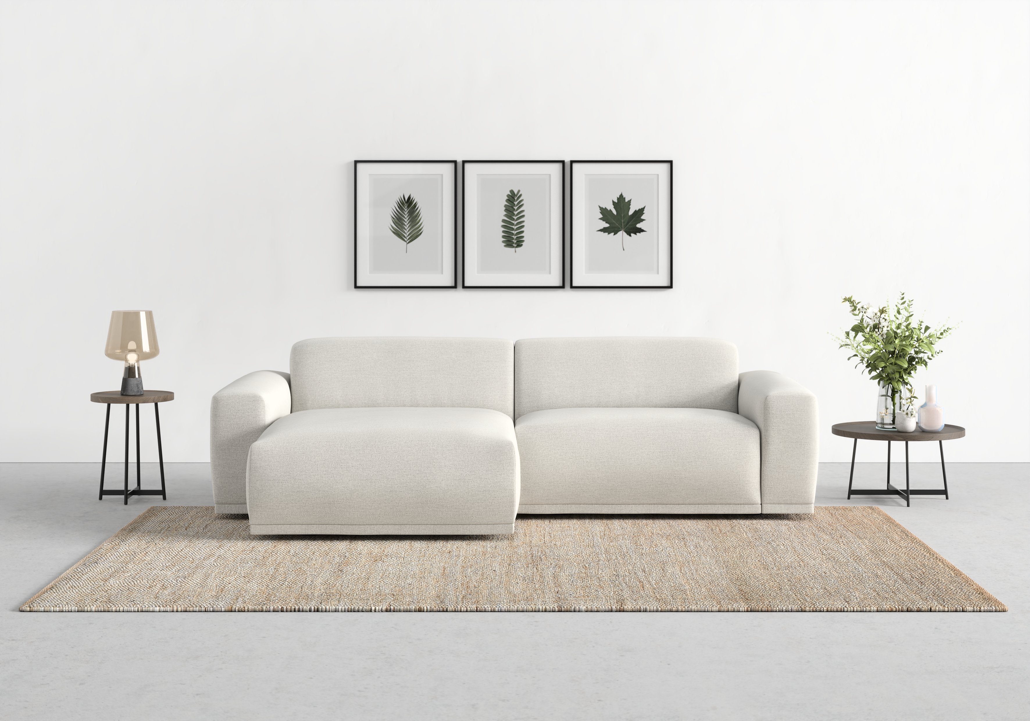 TRENDMANUFAKTUR Ecksofa "Braga, mit hochwertigem Kaltschaum, L-Form, in Cor günstig online kaufen