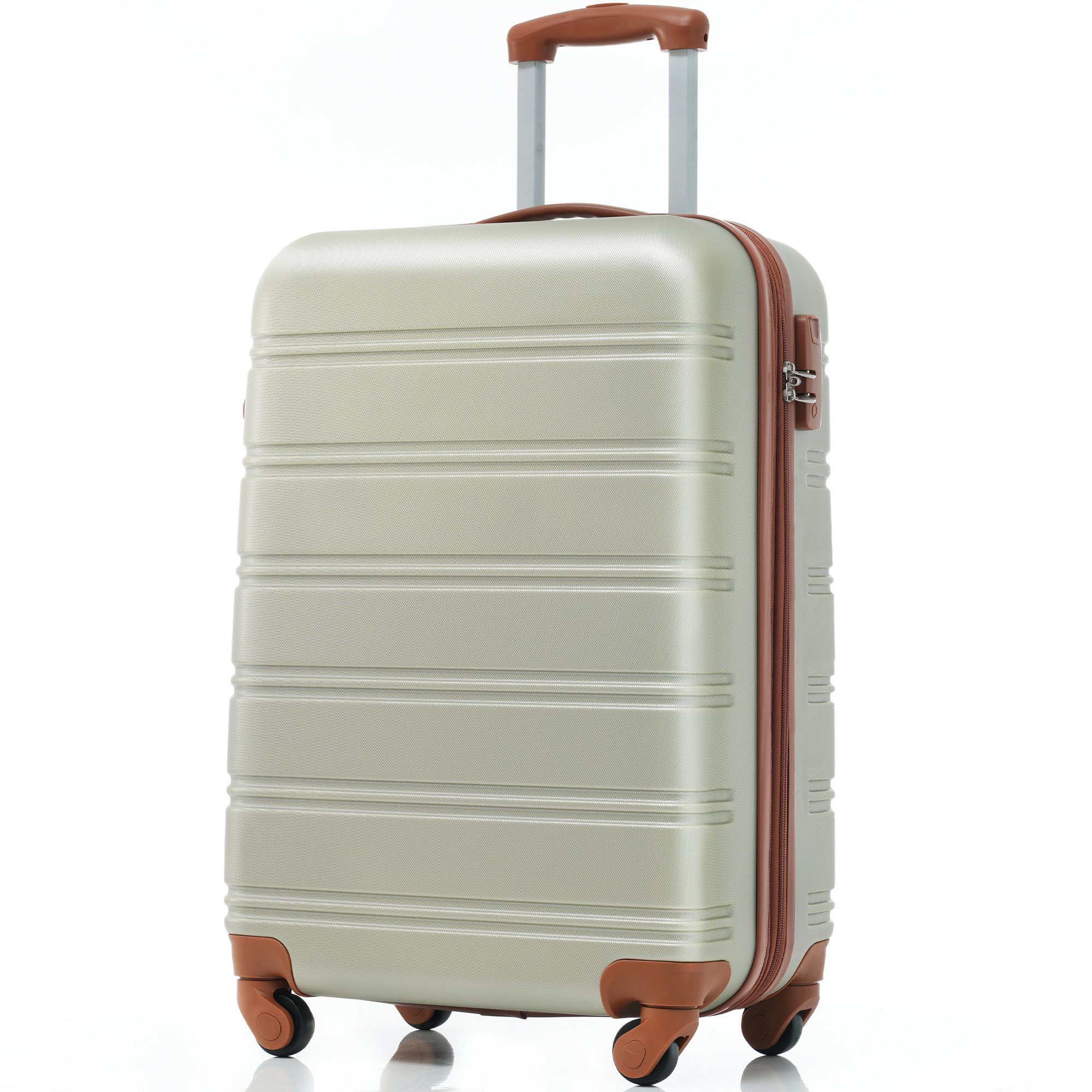 Flieks Hartschalen-Trolley, 4 Rollen, Hartschalenkoffer Handgepäck-Trolley günstig online kaufen