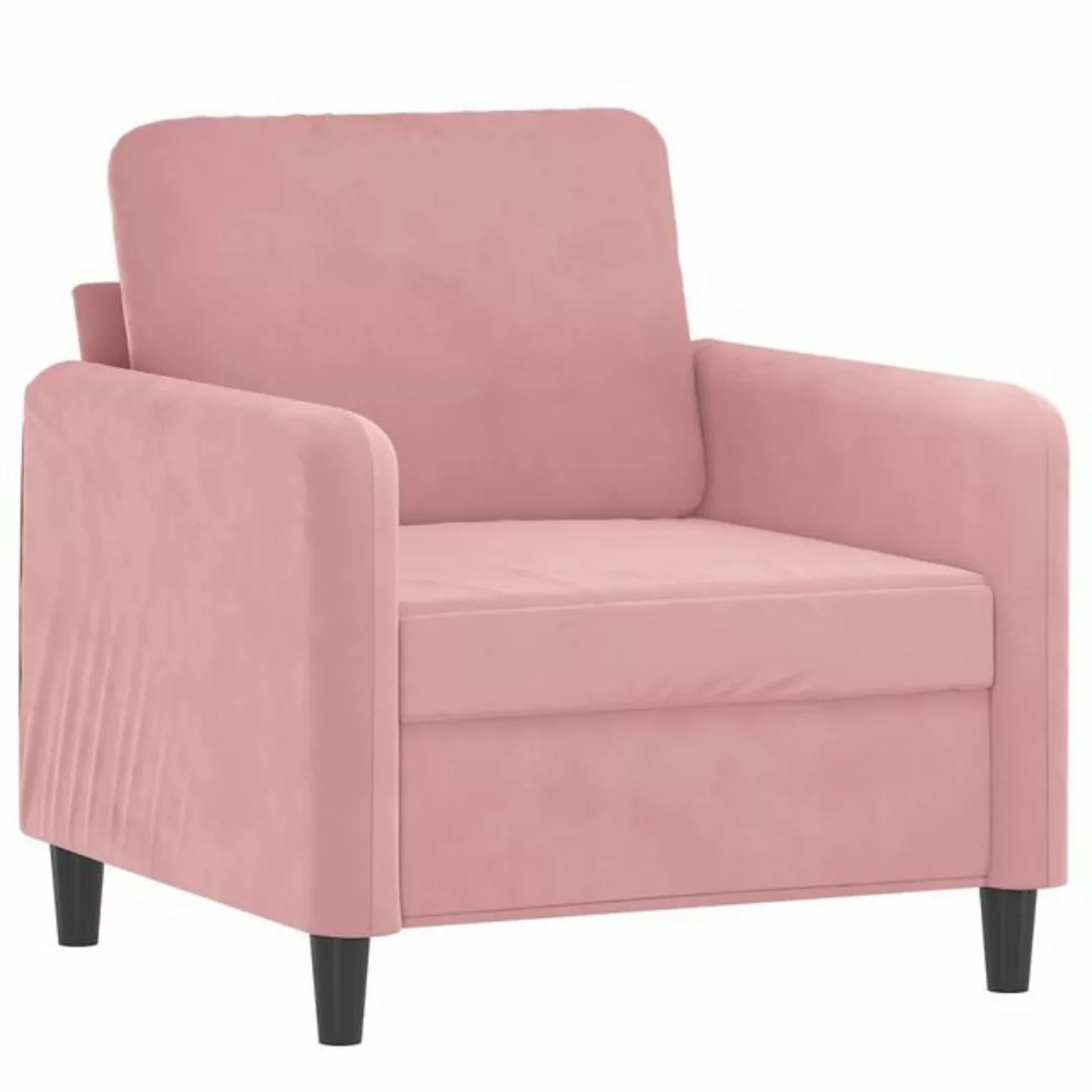 vidaXL Sofa Sessel Rosa 60 cm Samt günstig online kaufen