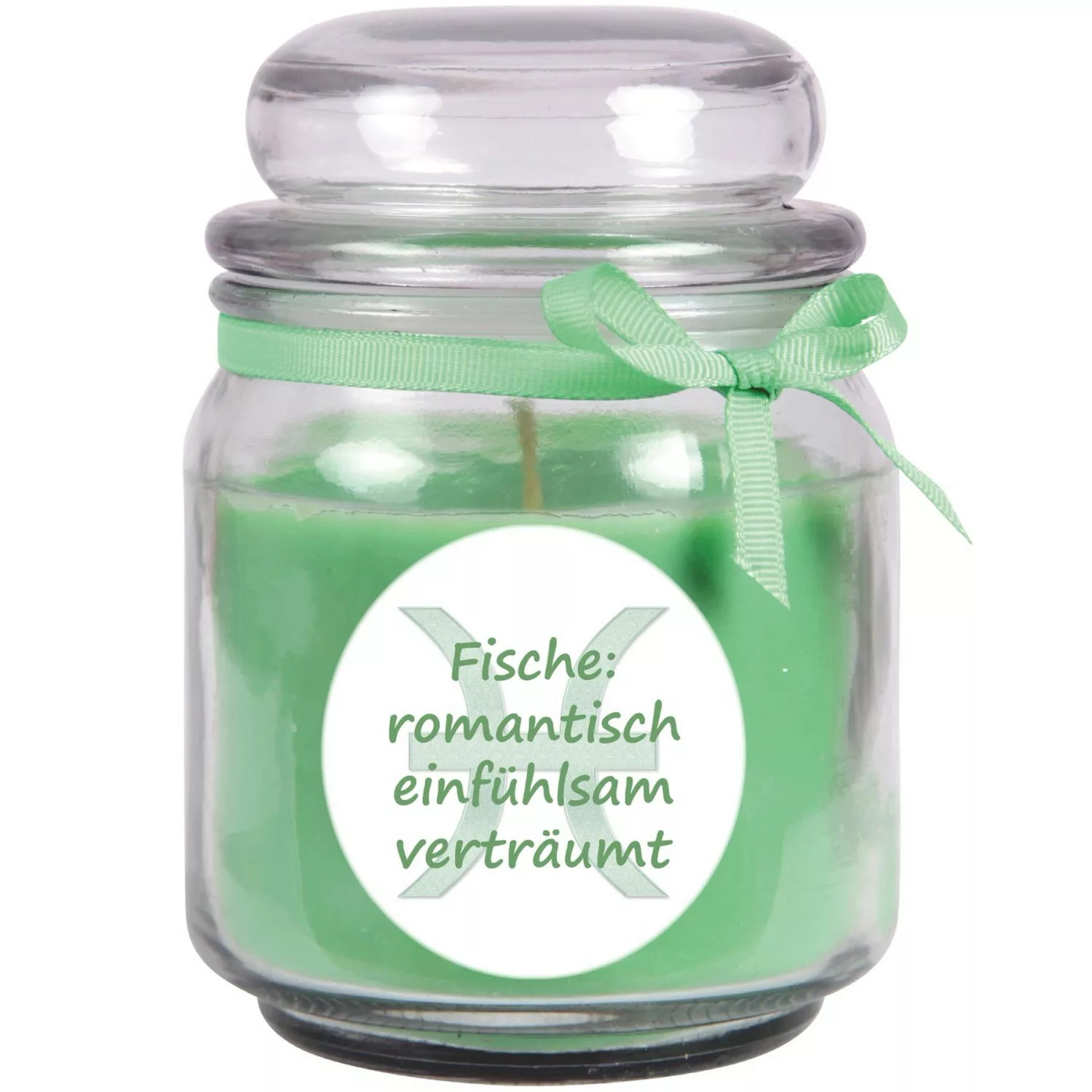 HS Candle Duftkerze & Glas Sternzeichen Coconut Limes 70 Stunden Fische günstig online kaufen