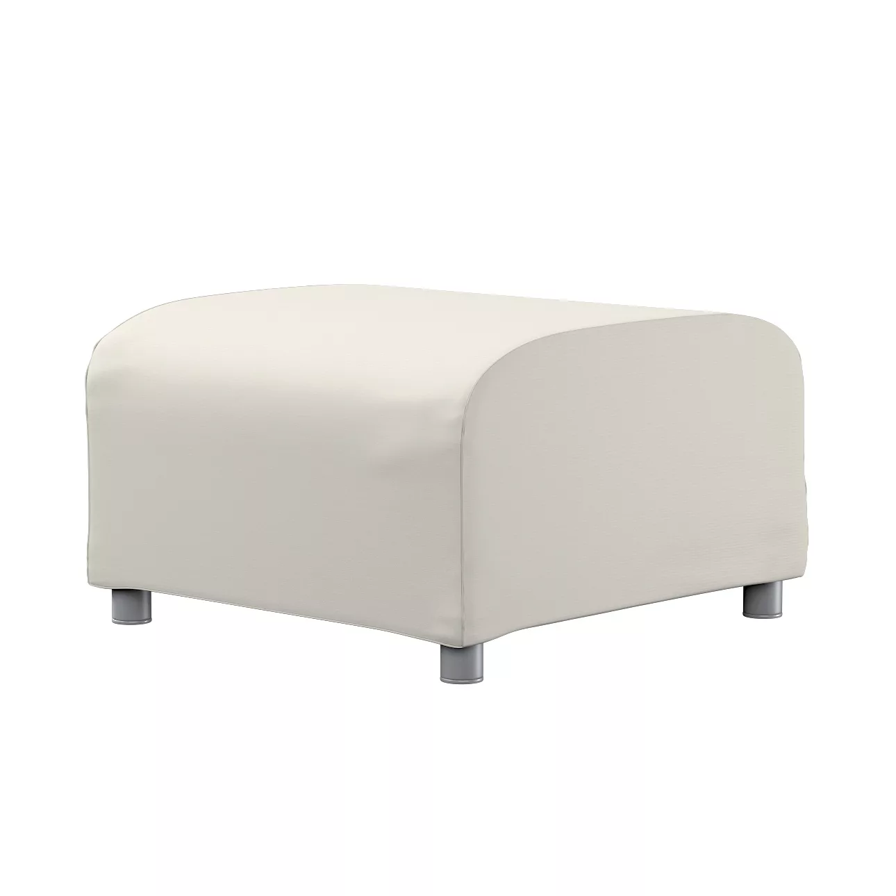 Bezug für Klippan Hocker, hellgrau , Husse, Klippan Hocker, Cotton Panama ( günstig online kaufen