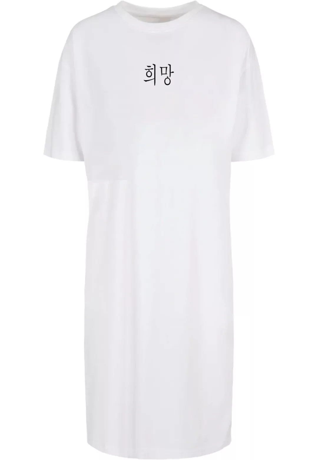 Merchcode Shirtkleid "Merchcode Damen Ladies K HOPE Oversized Slit Dress", günstig online kaufen