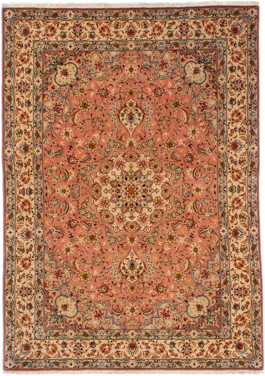 morgenland Orientteppich »Perser - Täbriz - Royal - 212 x 148 cm - rost«, r günstig online kaufen