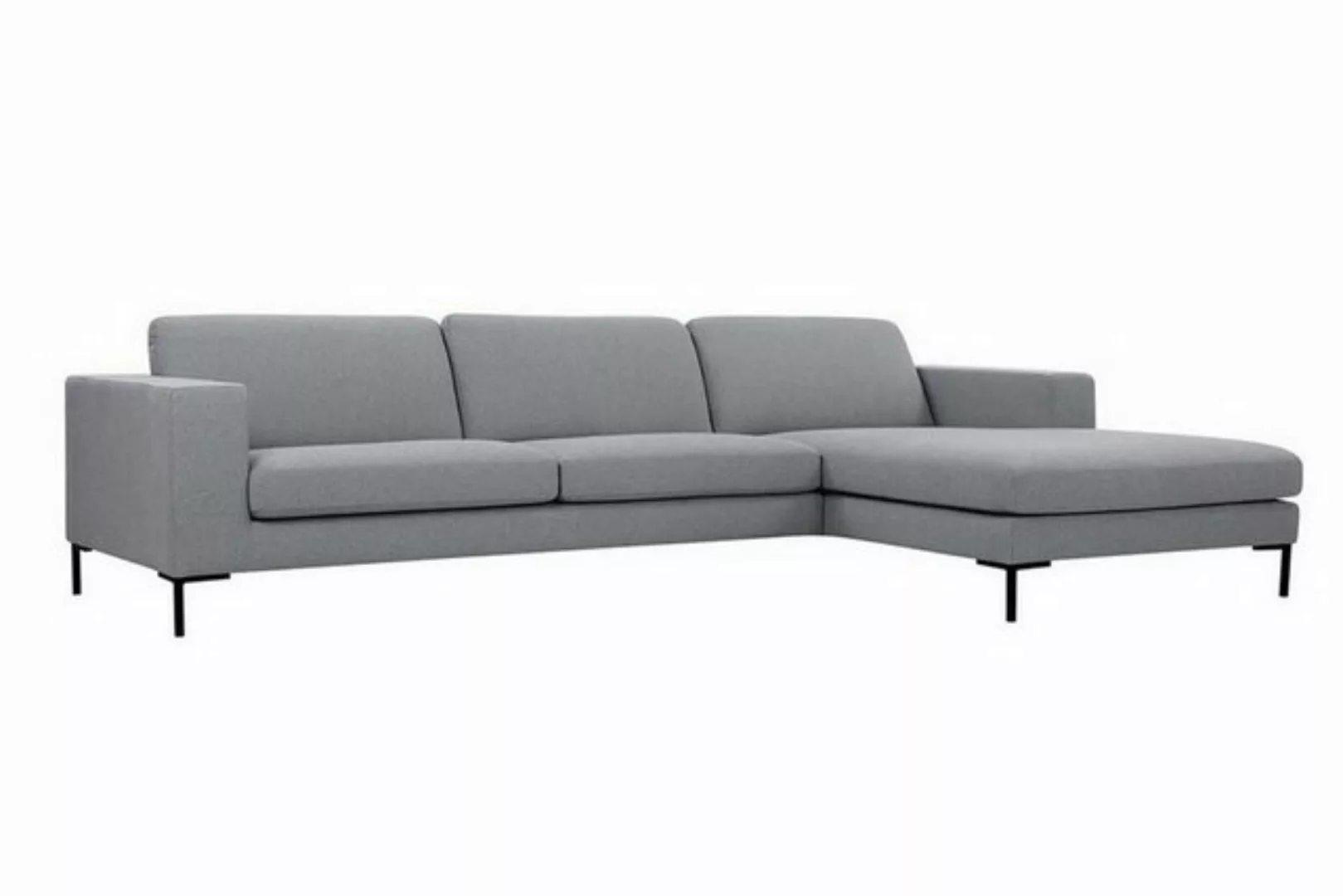 daslagerhaus living Sofa Sofakombination Domani Stoff grau günstig online kaufen