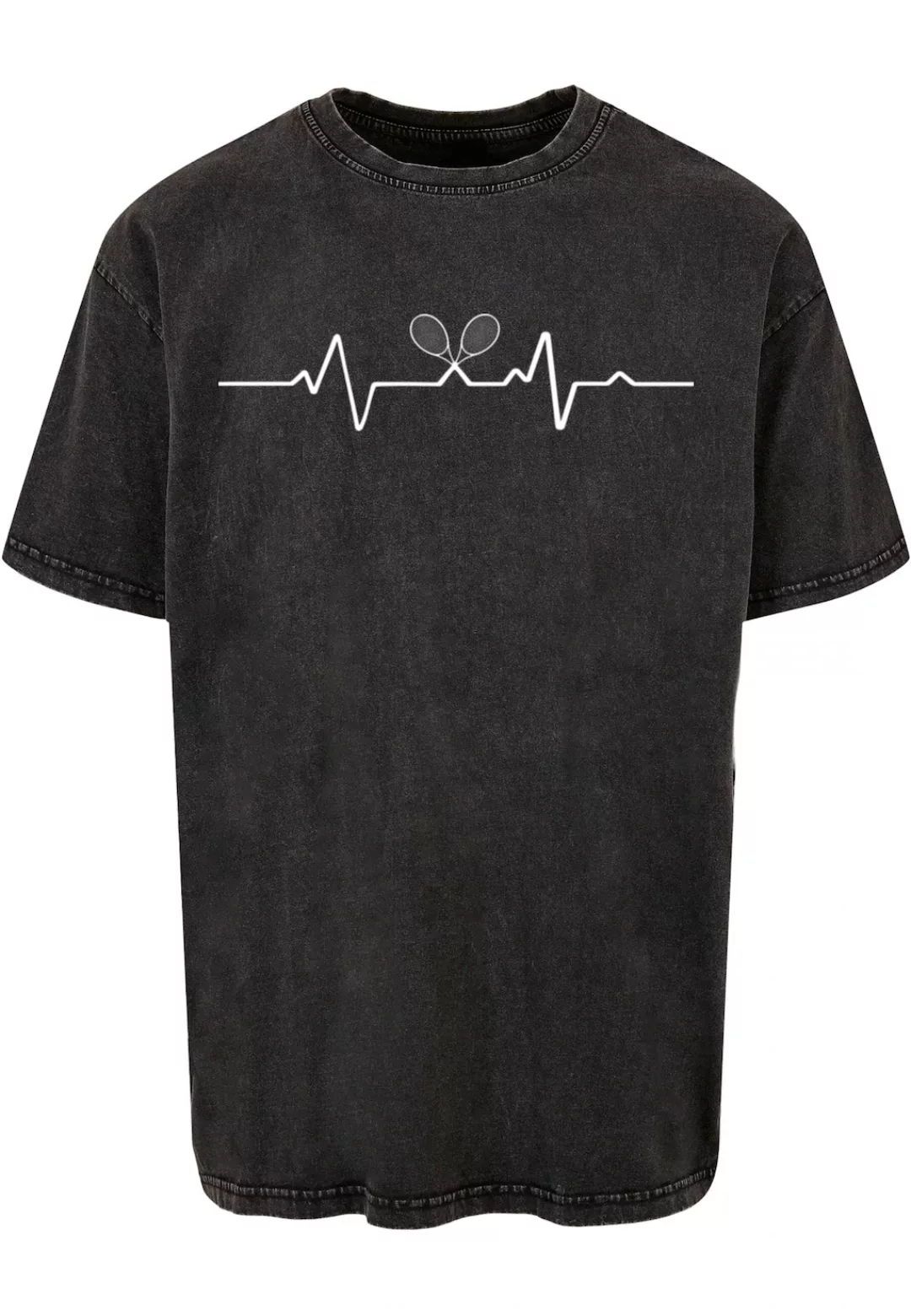 Merchcode T-Shirt "Merchcode Herren Tennis Beats Acid Washed Oversized Tee" günstig online kaufen