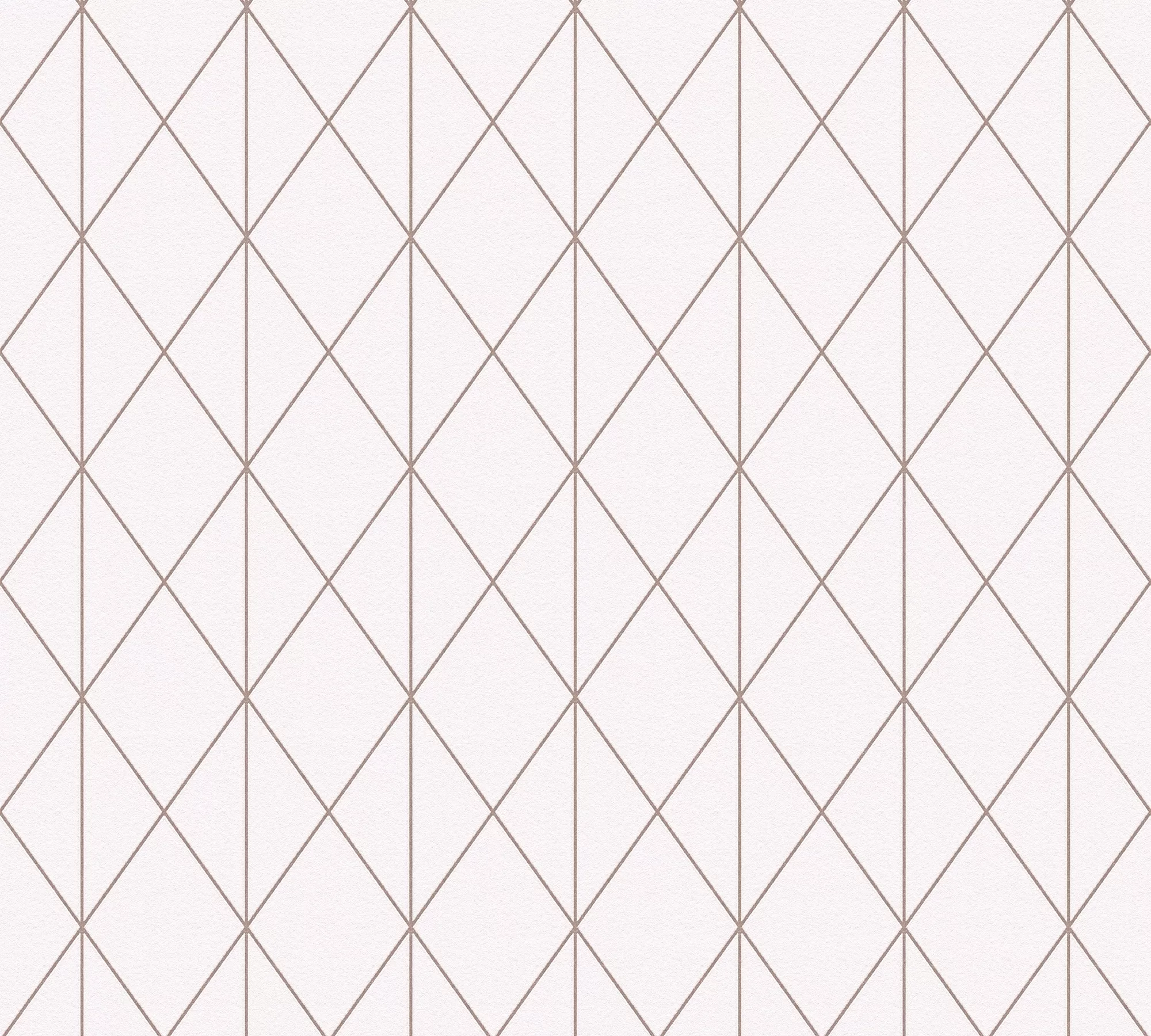 Bricoflor Rosegold Tapete Geometrisch Scandinavian Tapete mit Rauten Muster günstig online kaufen
