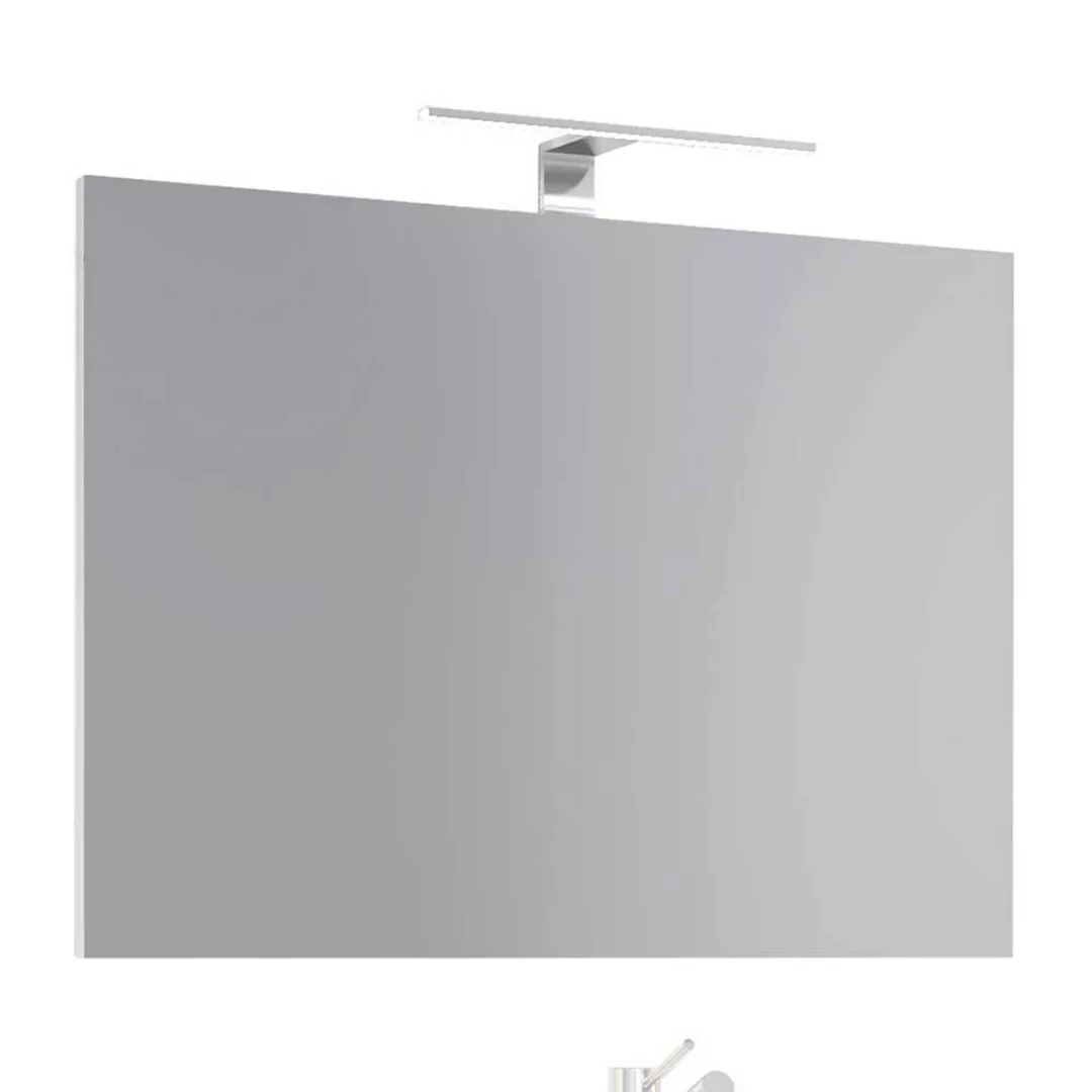 Waschplatz Set weiss modern mit LED Beleuchtung die Wandmontage (dreiteilig günstig online kaufen