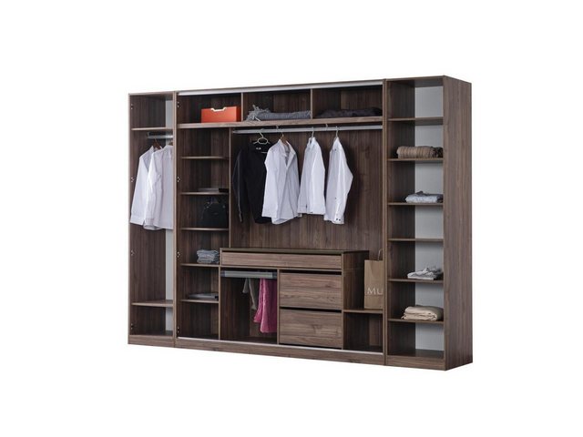 JVmoebel Kleiderschrank xxl Kleiderschrank hoch braun schlafzimmer Schränke günstig online kaufen