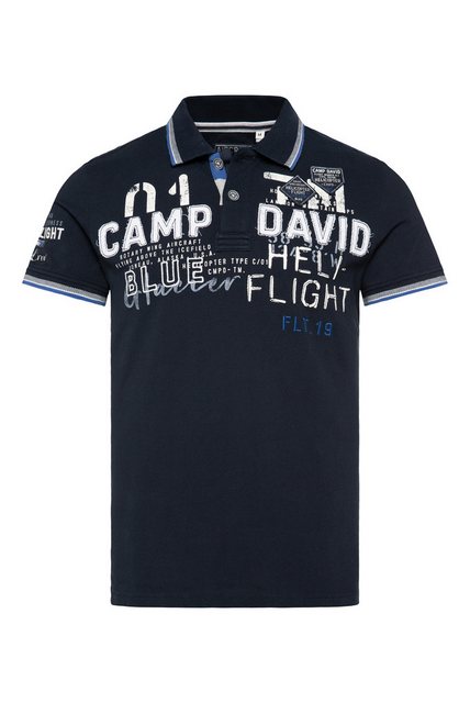 CAMP DAVID Poloshirt aus Baumwolle günstig online kaufen