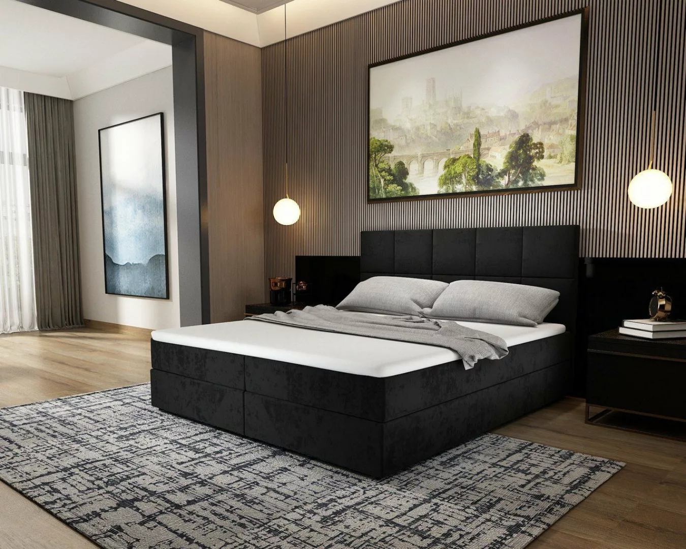 Sofa Dreams Boxspringbett Oeste (Designerbett Bett, inklusive Topper und Ma günstig online kaufen