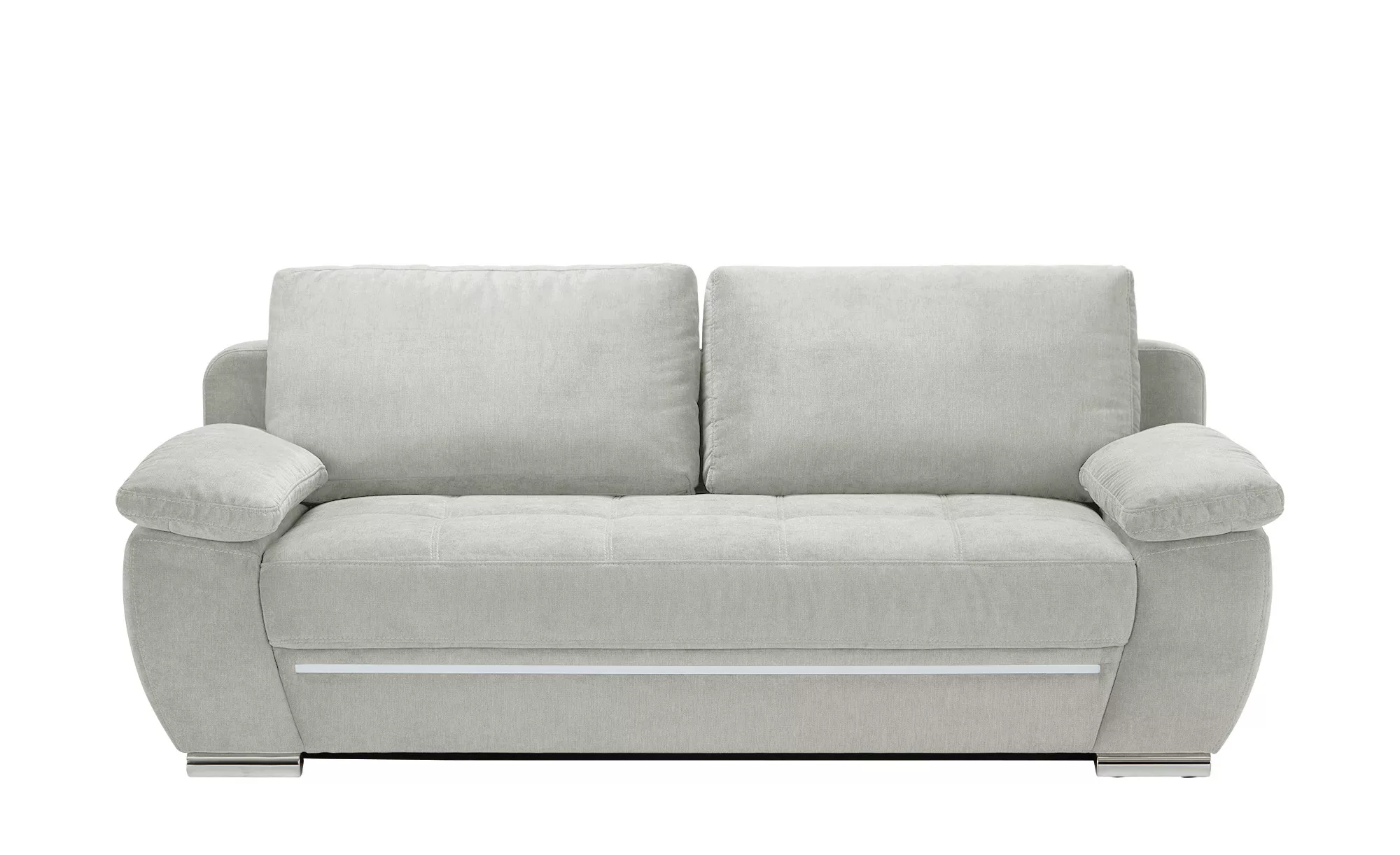 bobb Schlafsofa  Farella LED ¦ silber ¦ Maße (cm): B: 209 H: 88 T: 104 Pols günstig online kaufen