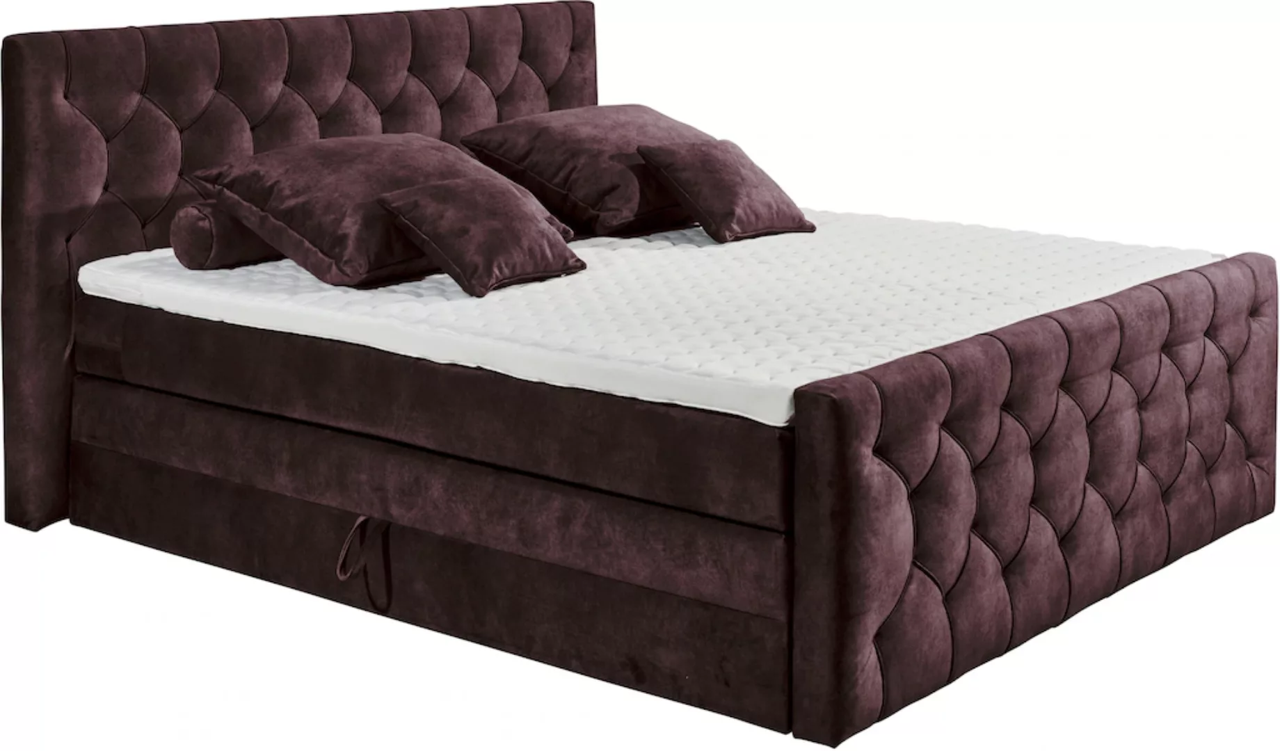 ED EXCITING DESIGN Boxspringbett ""Cashfield" Topseller inkl. zwei Bettkäst günstig online kaufen