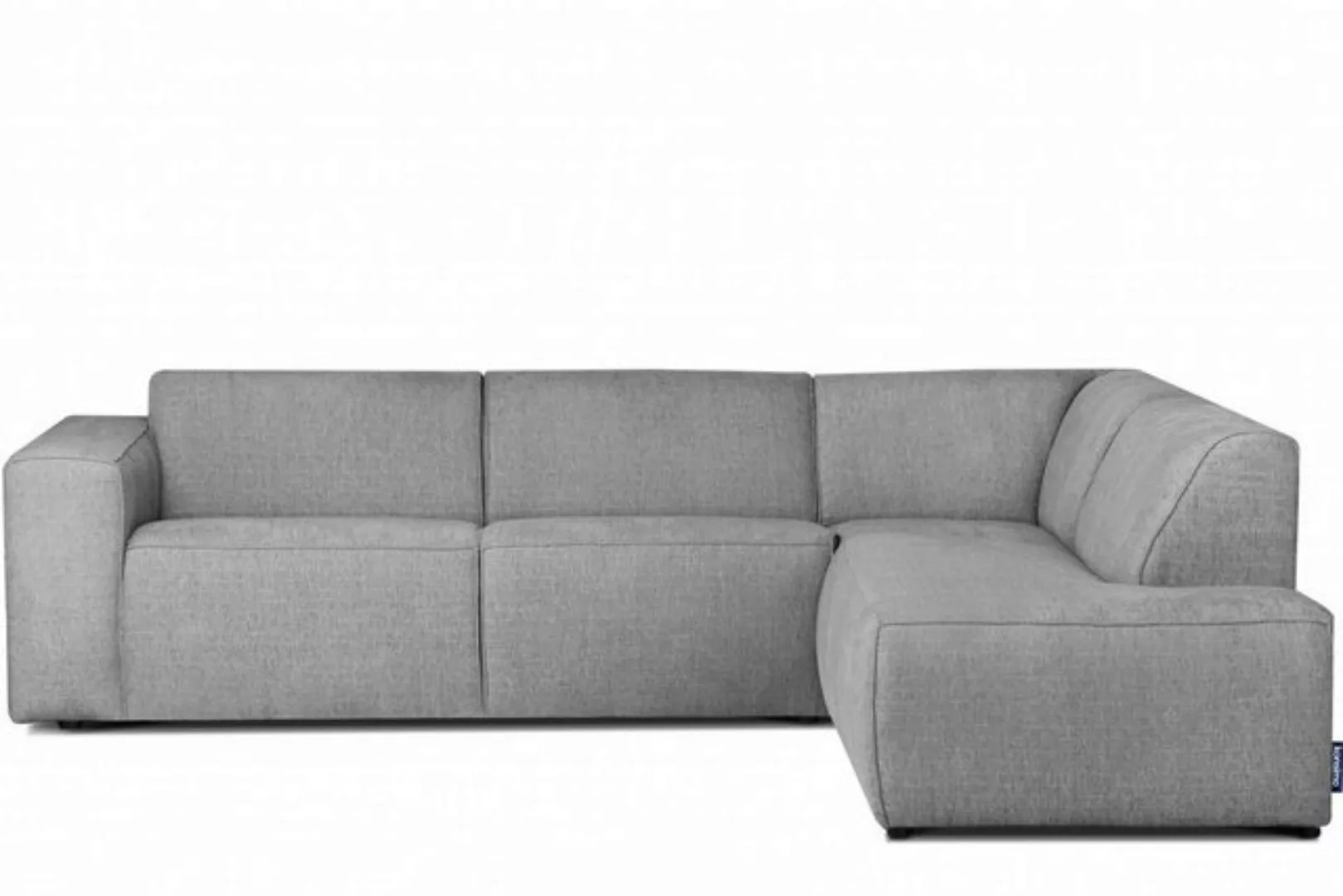 KONSIMO® Ecksofa ANTERO, breite Armlehne, Chenille-Stoff, konturierte Rücke günstig online kaufen