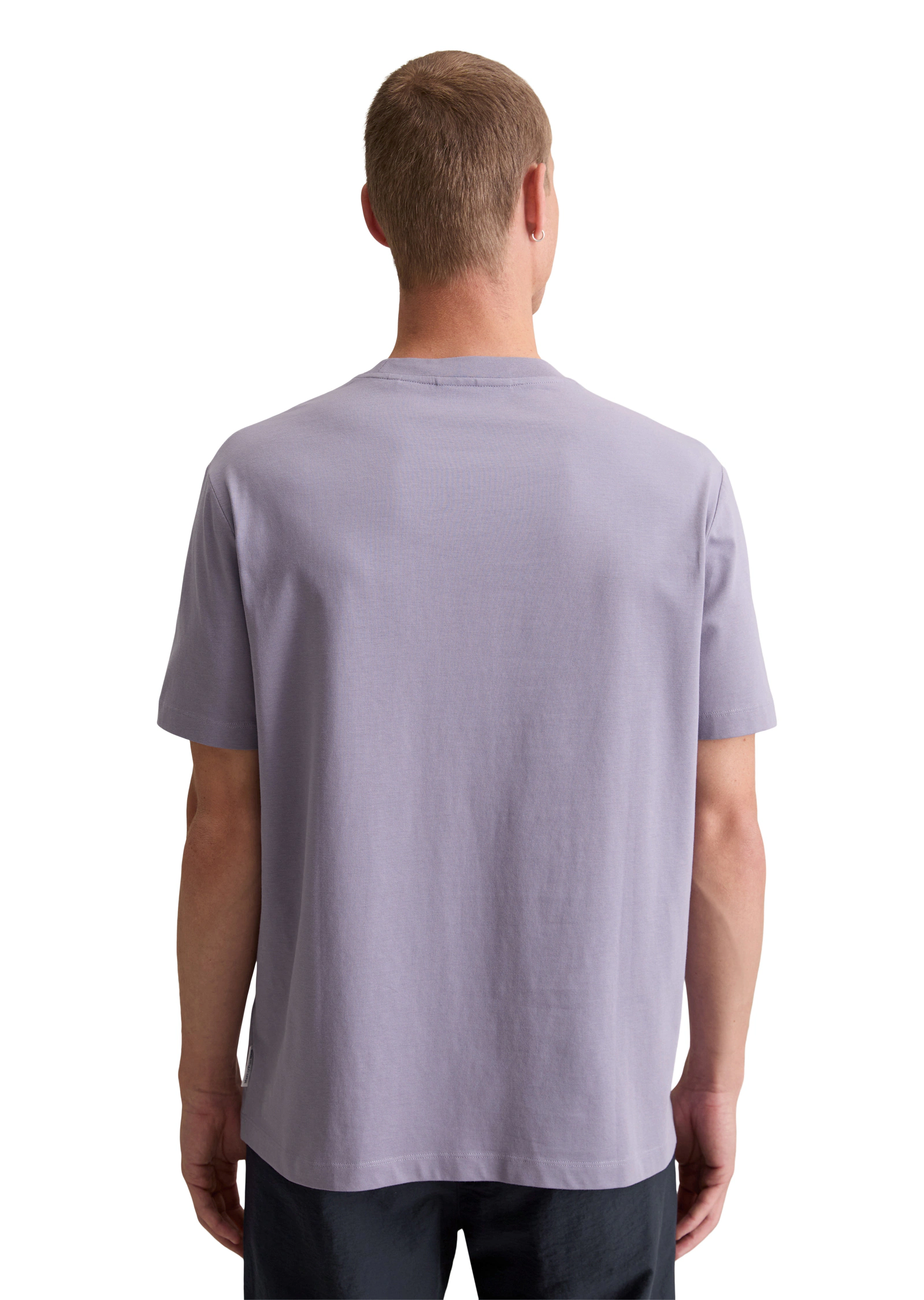 Marc OPolo DENIM T-Shirt, Basic, relaxed, dezenter Logo-Print günstig online kaufen