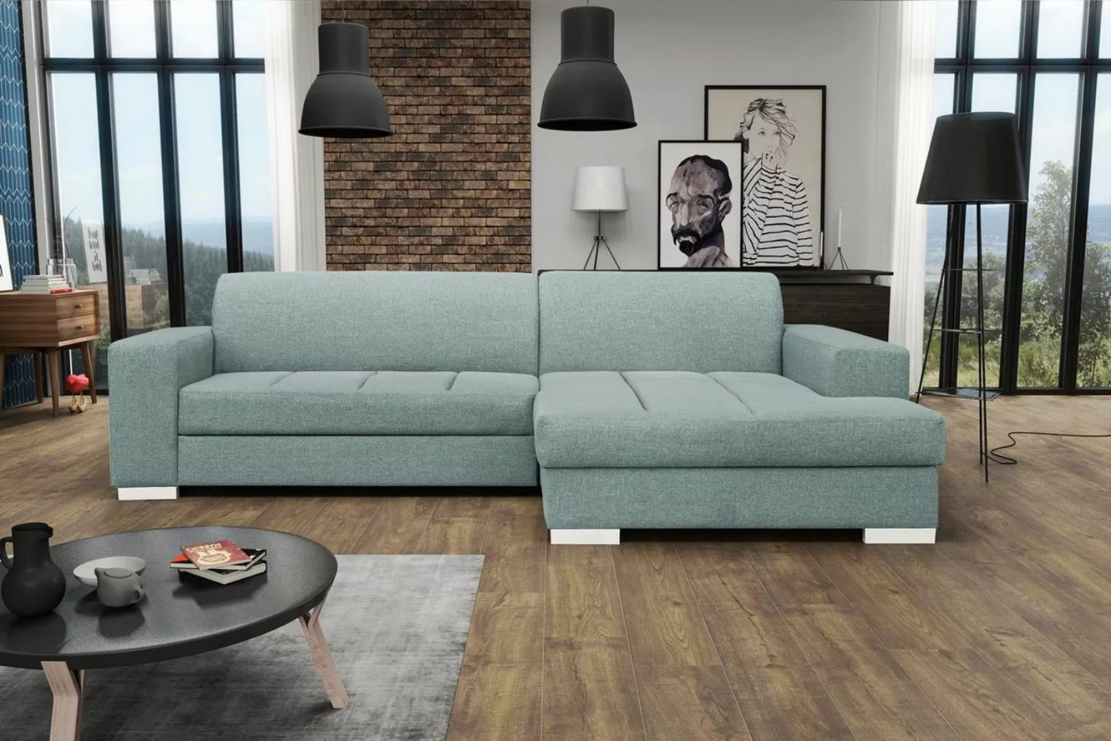 Beautysofa Polsterecke MISTER, Eckschlafsofa links oder rechts, inklusive R günstig online kaufen