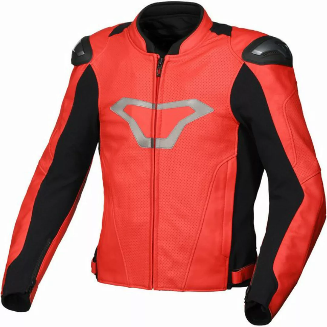 Macna Motorradjacke Aviant Air perforierte Motorrad Lederjacke günstig online kaufen