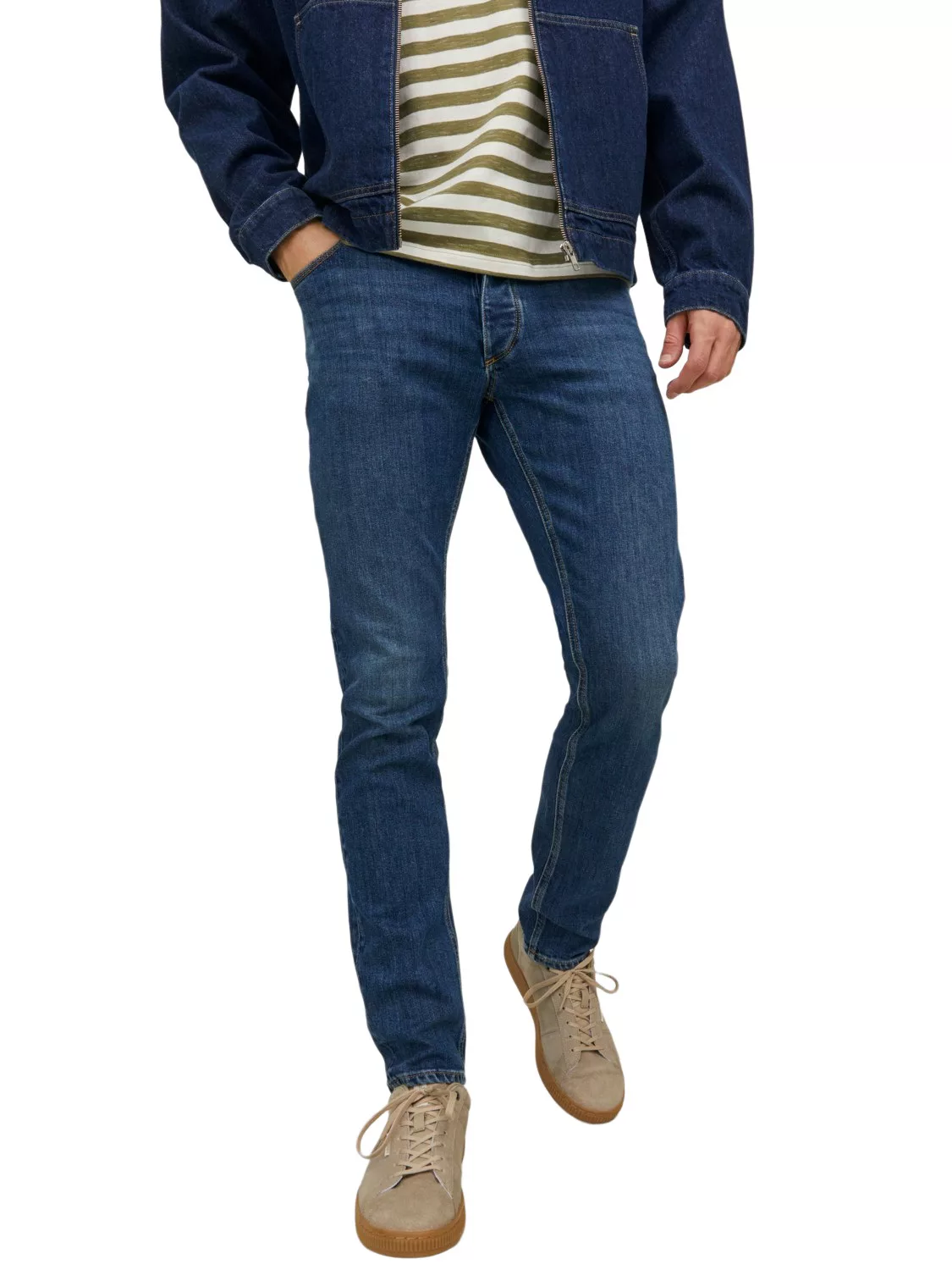 Jack & Jones Slim-fit-Jeans JJIGLENN JJEVAN JJ 677 NOOS günstig online kaufen