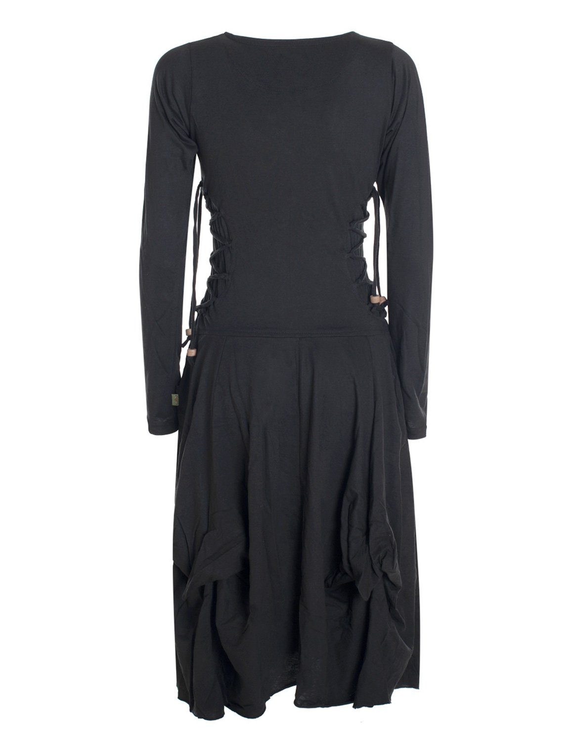 Vishes Midikleid Langes Langarm Bio Ballonkleid günstig online kaufen