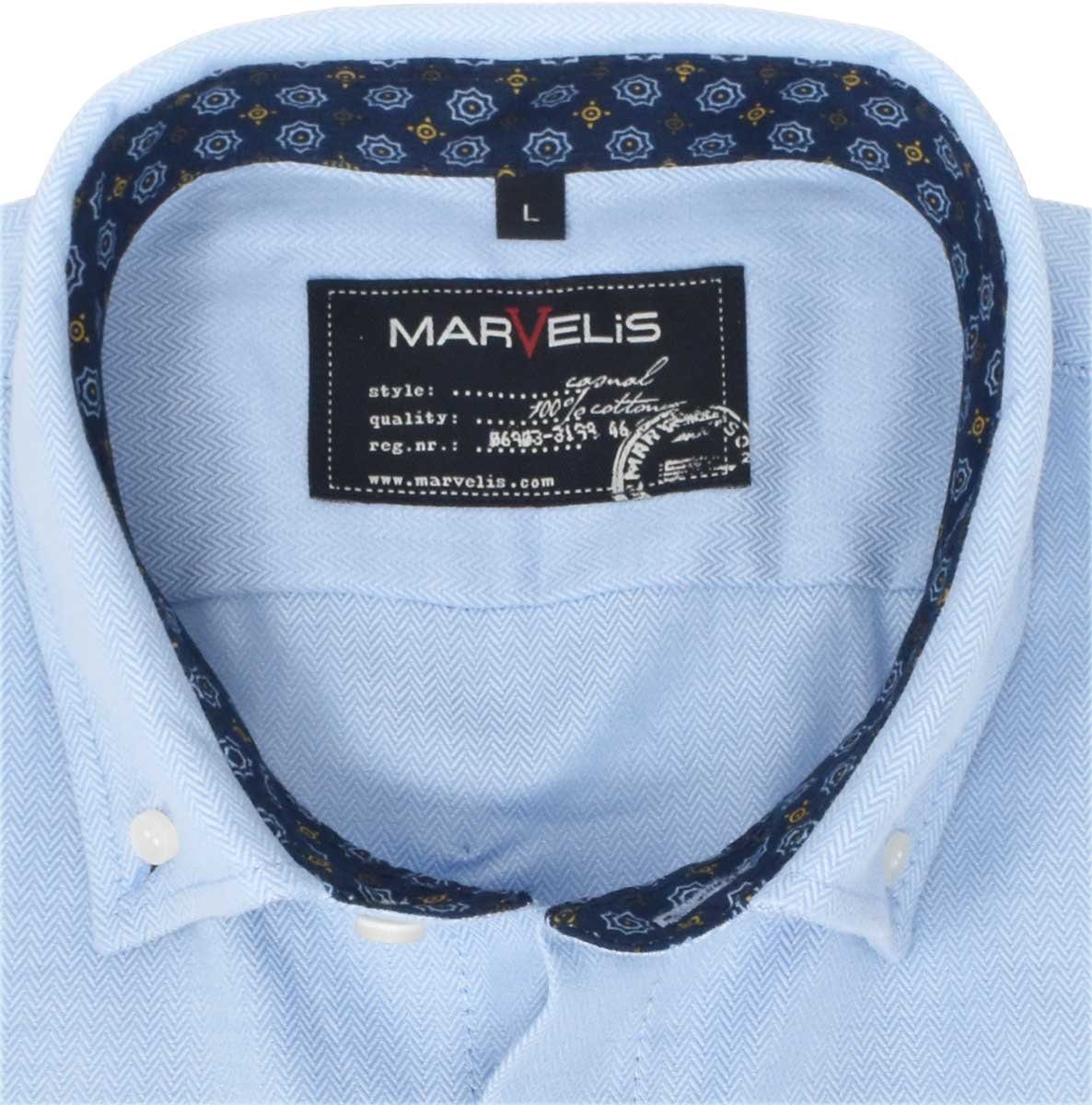 MARVELIS Langarmhemd CASUAL FIT - Freizeithemd günstig online kaufen