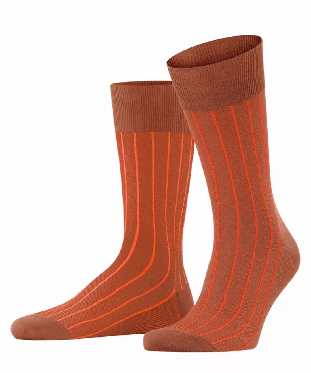 FALKE Oxford Neon Herren Socken, 43-44, Rot, Rippe, Baumwolle, 13096-893705 günstig online kaufen